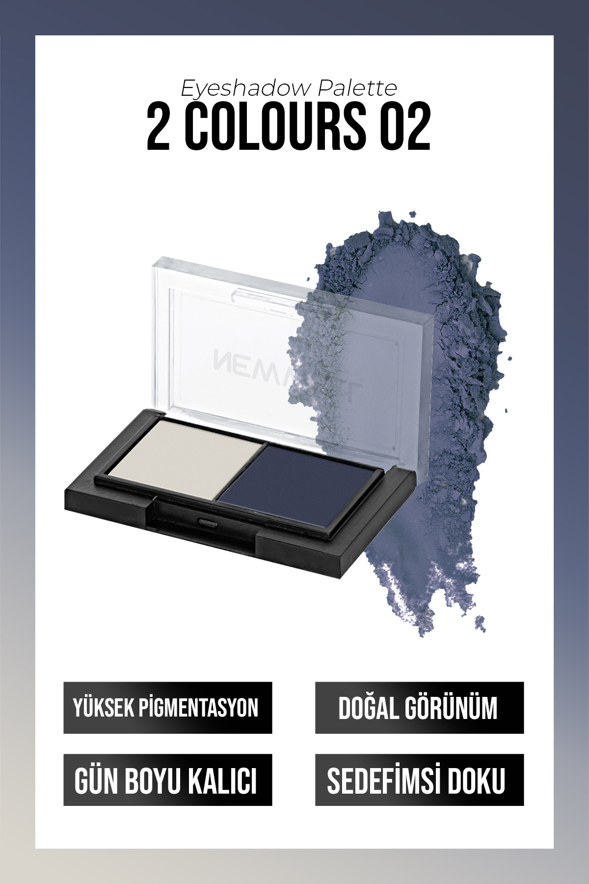 New Well Porcelain Make Up 2li Far Paleti No02