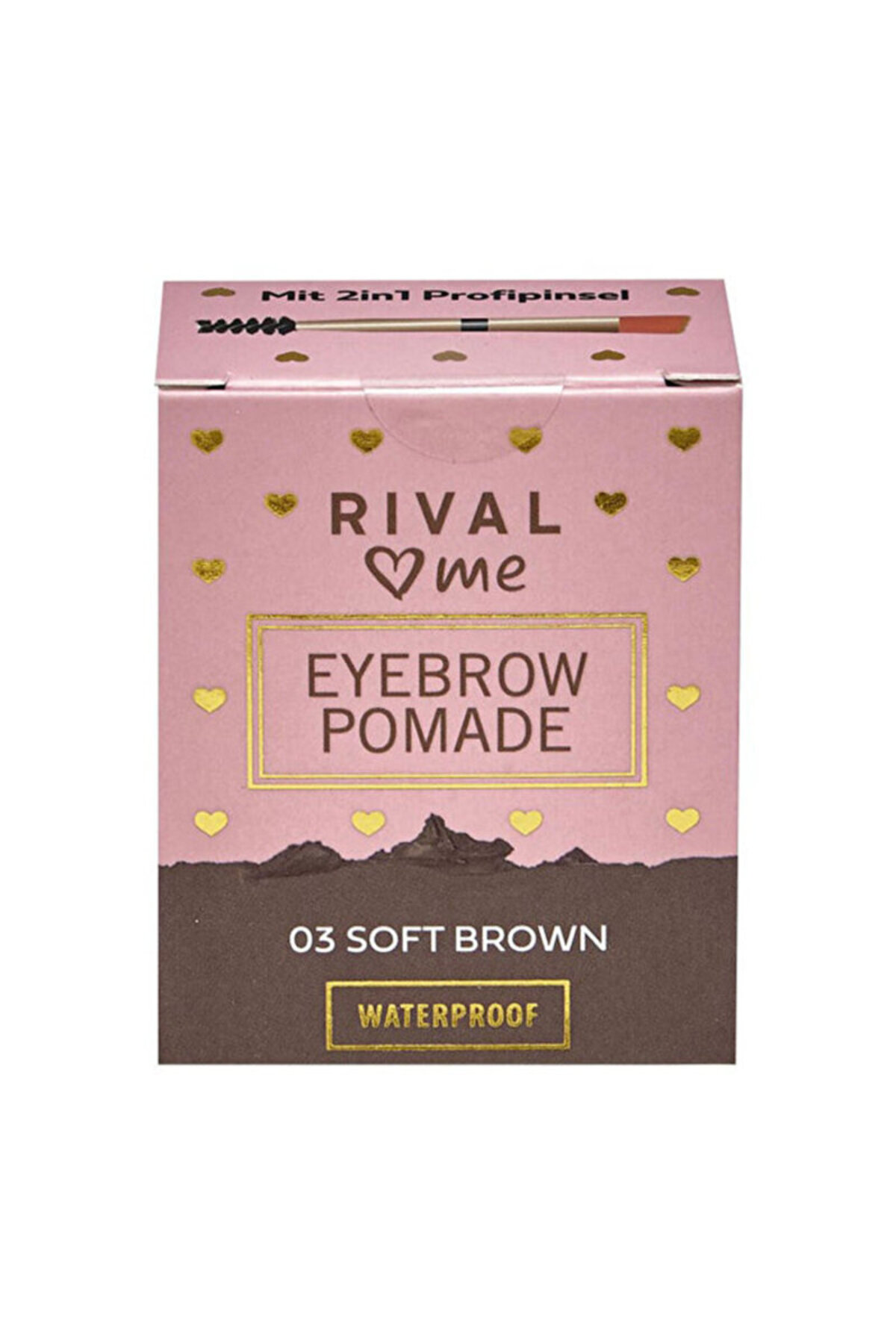 Rival Loves Me Uzun Ömürlü Kaş Pomadı - Suya Dayanıklı No:03 Soft Kahve - 1 adet