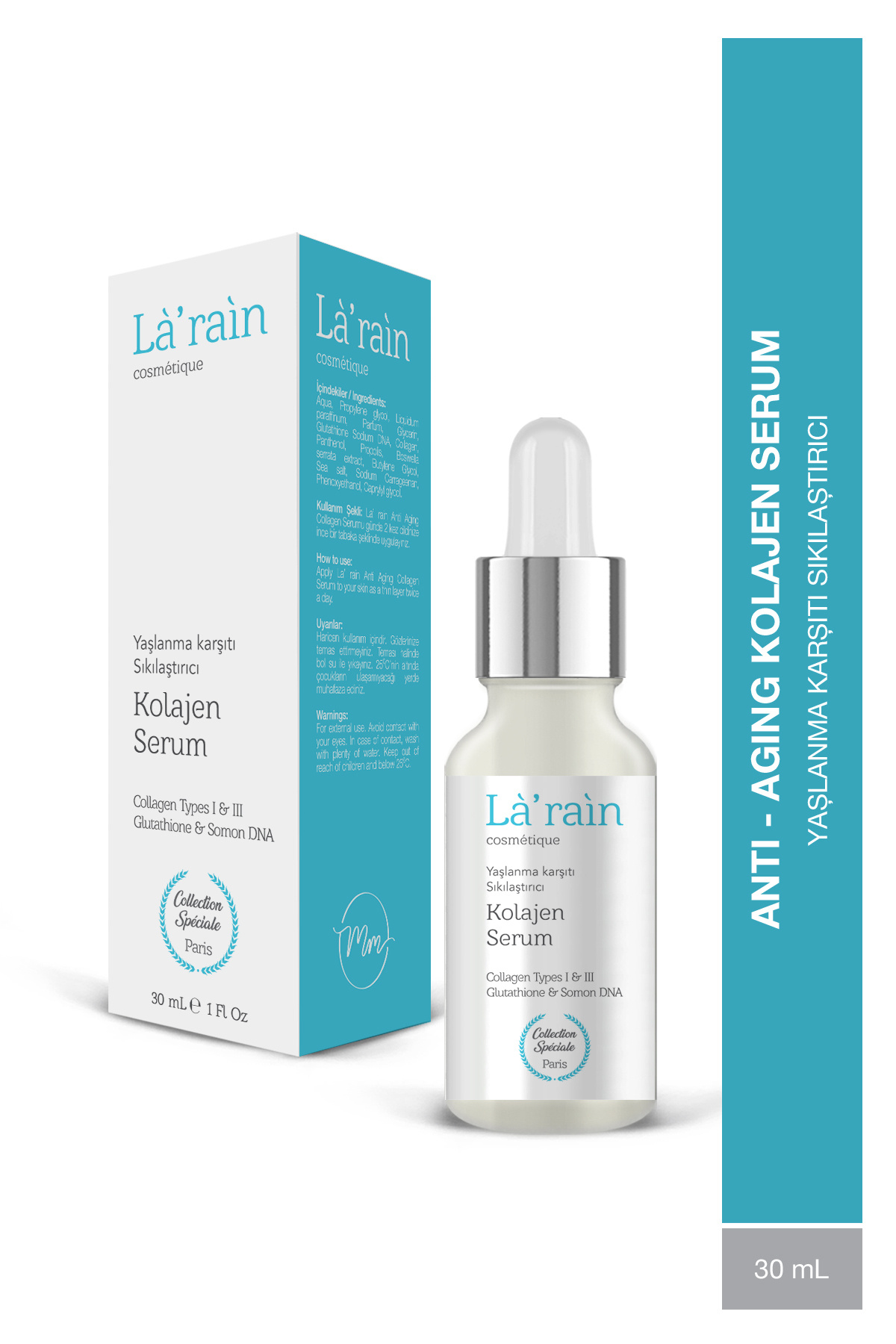 La rain Kolajen Serum Yaşlanma Karşıtı Sıkılaştırıcı & Aydınlatıcı Ve Nemlendirici 30ml