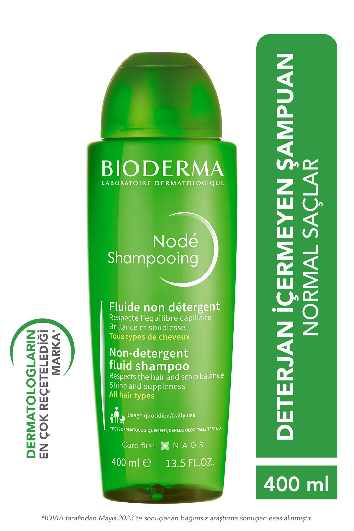 Bioderma Node Fluid Shampoo Deterjan İçermeyen Saç Bakım Şampuanı 400ml