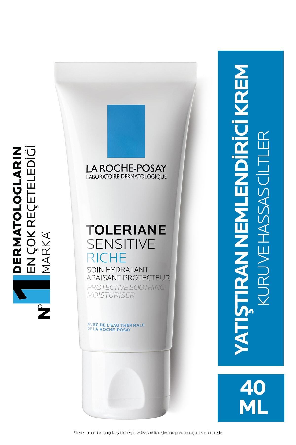 La Roche Posay Kuru ve Hassas Ciltler için Yatıştırıcı Nemlendirici Toleriane Sensitive Riche Krem 40 Ml