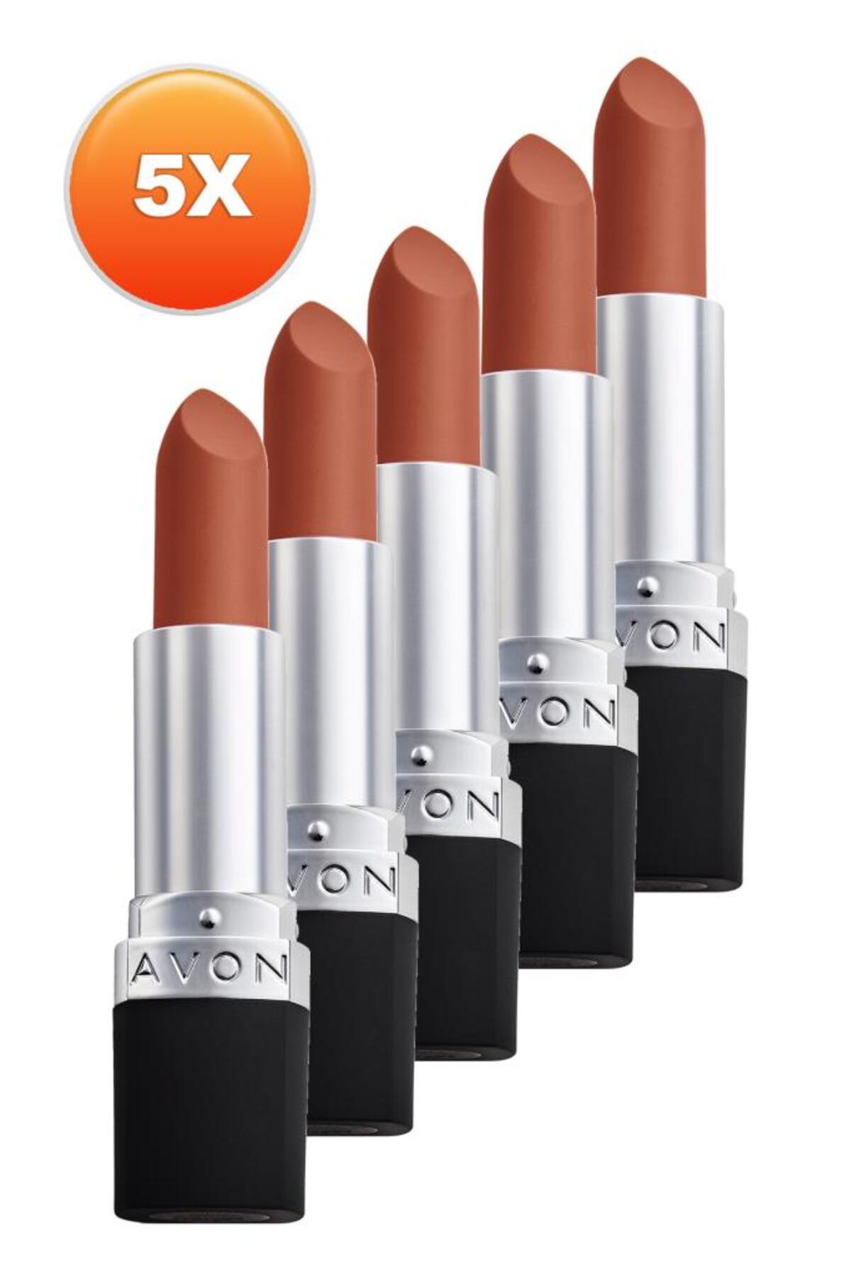 AVON Perfectly Mat Ruj Marvelous Mocha Beşli Set