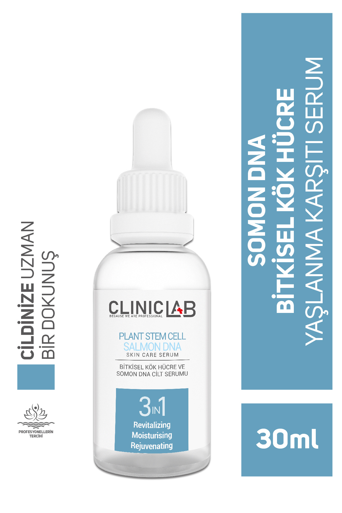 Cliniclab Yaşlanma Karşıtı Bitkisel Kök Hücre Ve Somon Dna Içeren Cilt Serumu 30 ml