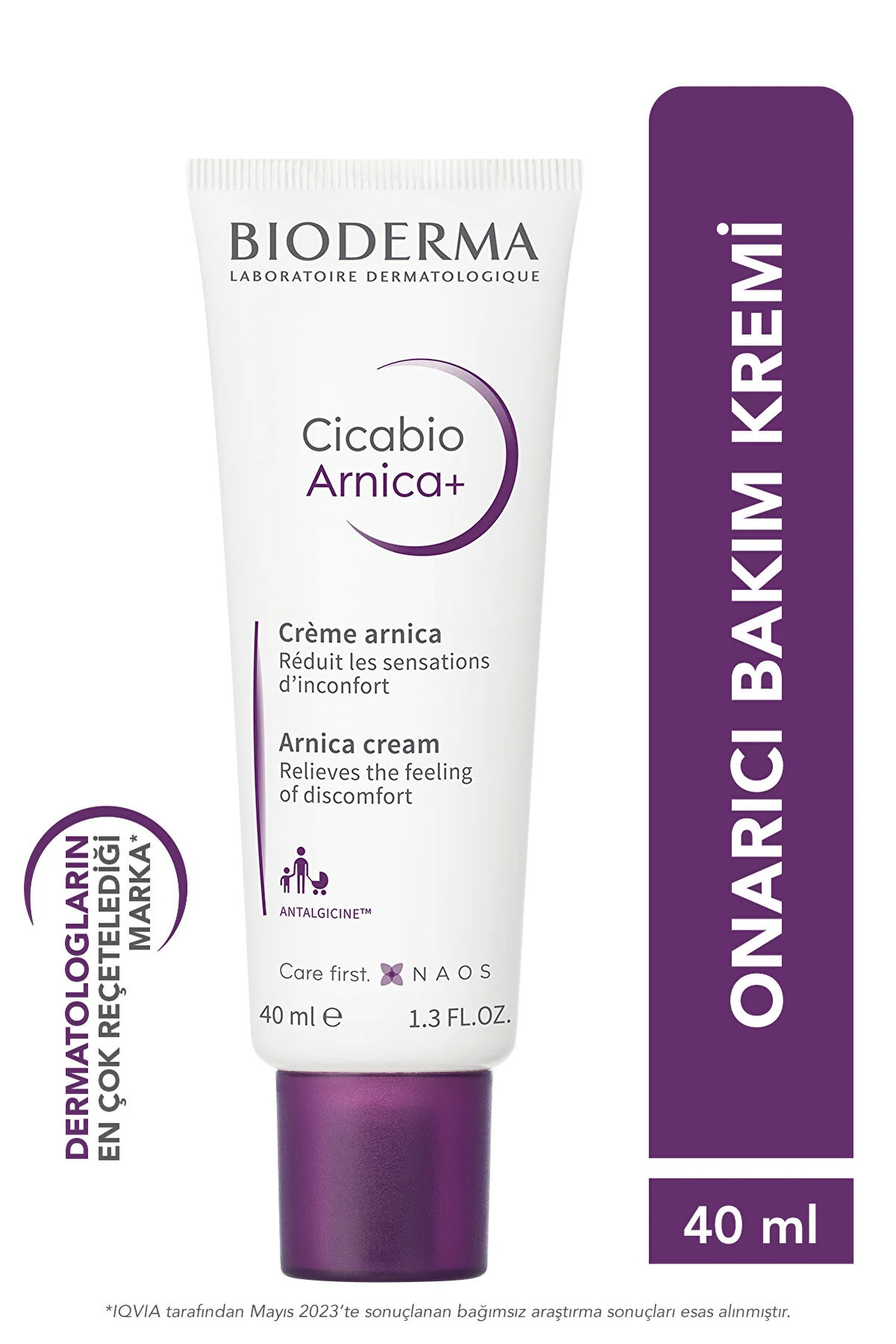 Bioderma Cicabio Arnica+ Bariyer Onarıcı Yüz, Vücut Bakım Kremi, Yetişkin, Çocuk 40 ml