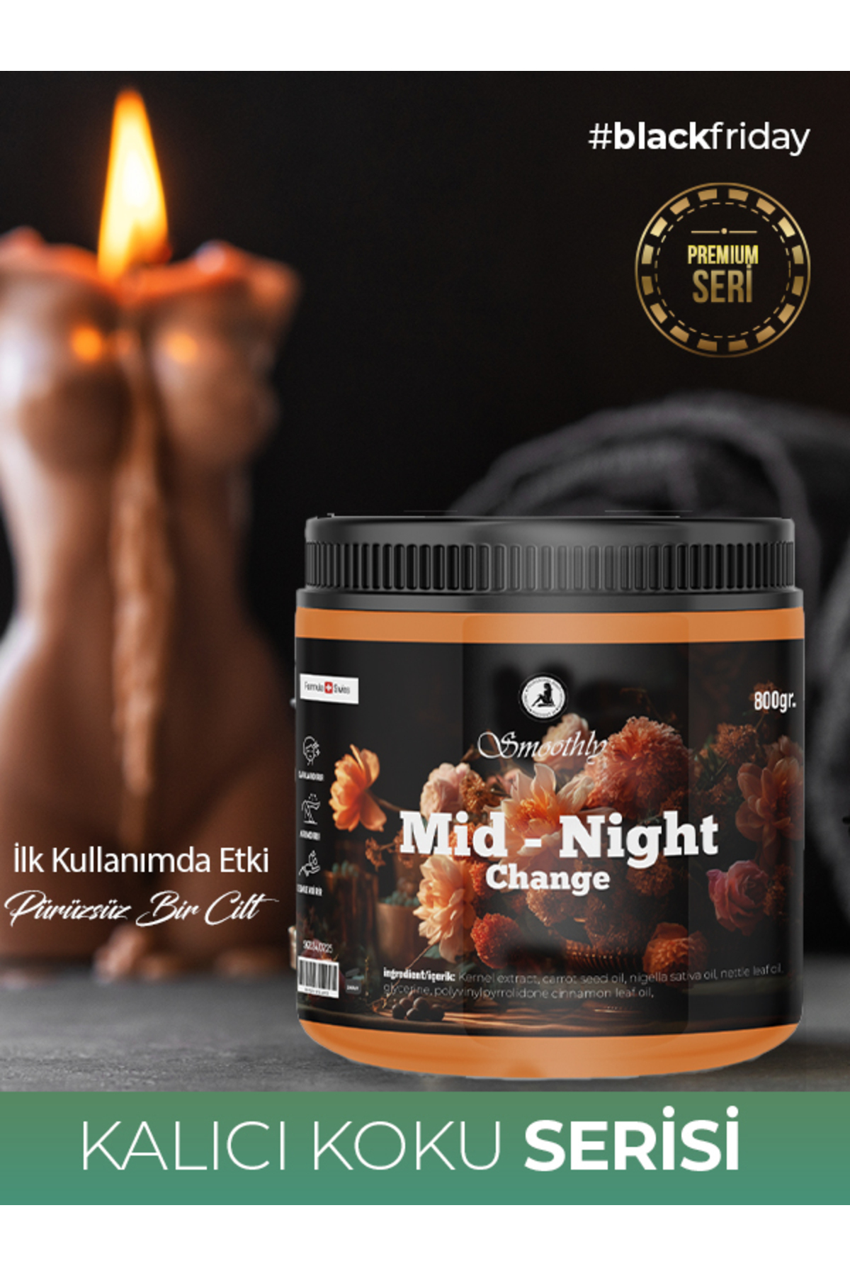 Smoothly Mıd-nıght Change 800 G. Epilasyon Lazer Peeling Jilet Ağda Batık Pelling Kalıcı Kokulu