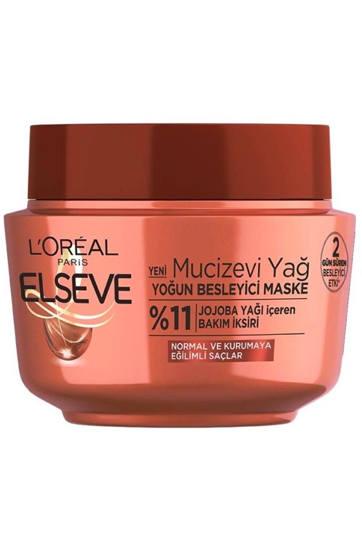 ELSEVE L'Oréal Paris Elseve 6 Mucizevi Yağ Besleyici Maske 300 Ml