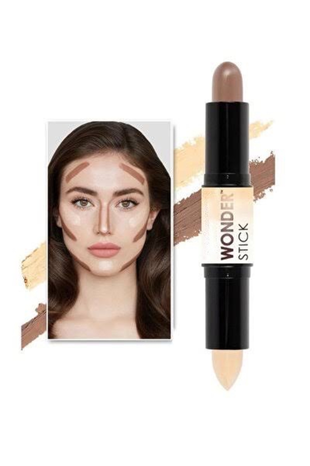 The Beauty Band Çift Taraflı Aydınlatıcı & Kontür Contour Stick 02 Medium