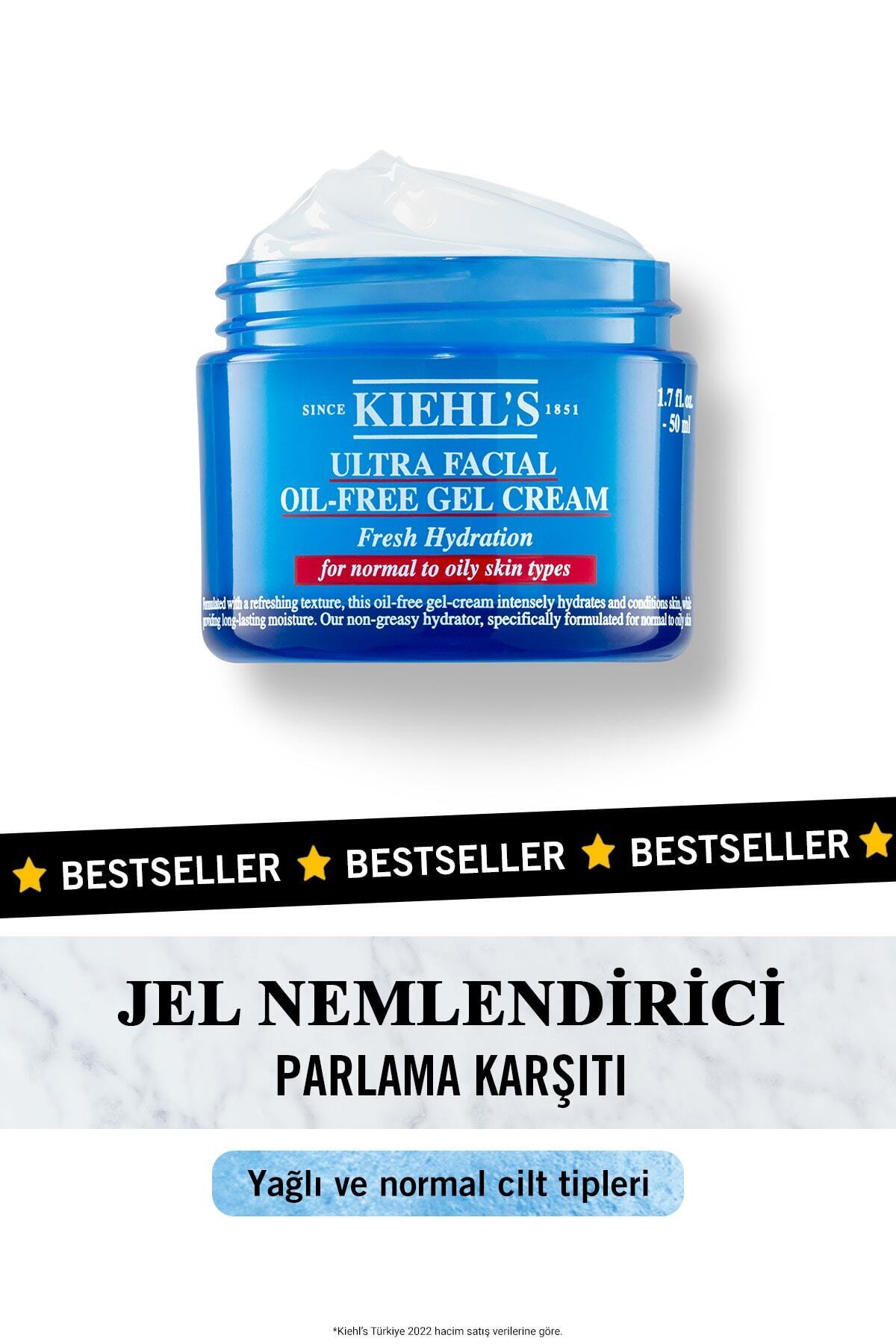 Kiehl's Yağlı Ciltler Için 24 Saat Etkili Ultra Facial Oil-free Nemlendiren Gözenek Karşıtı Jel Krem 50 ml