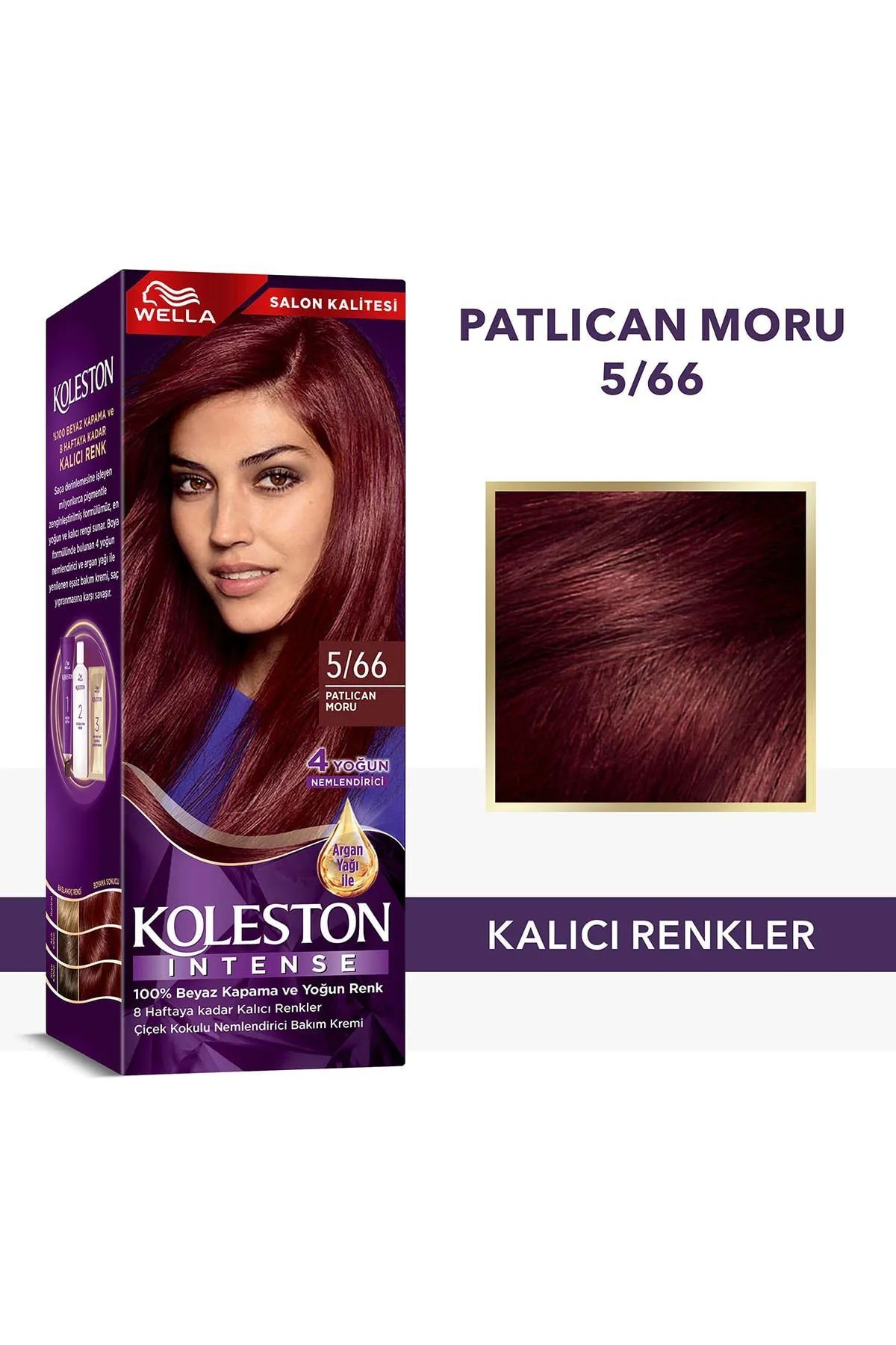 Wella Koleston Intense Saç Boyası 5/66 Patlıcan Moru - Salon Kalitesi