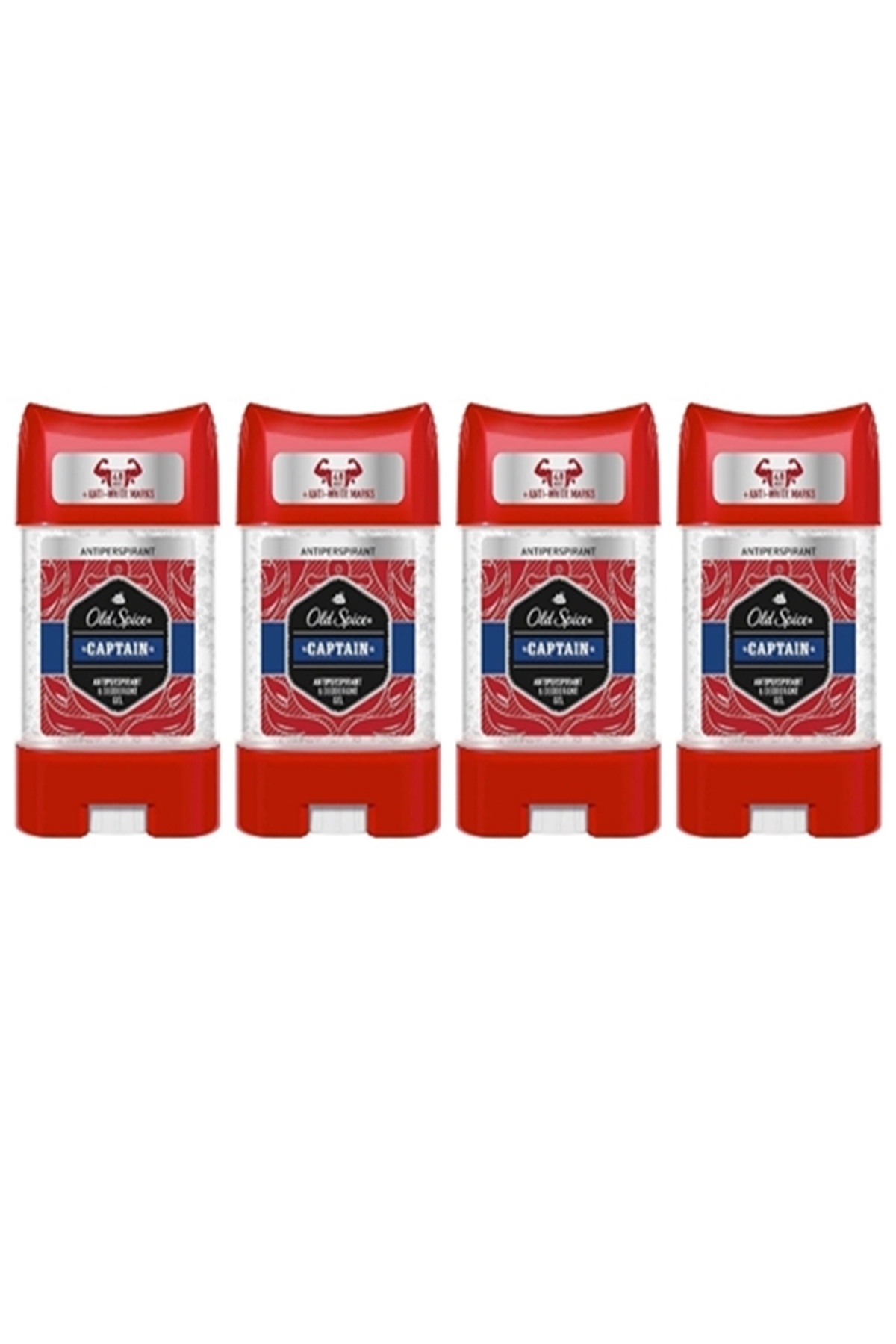 Old Spice Captain Clear Gel 70 Ml X 4adet