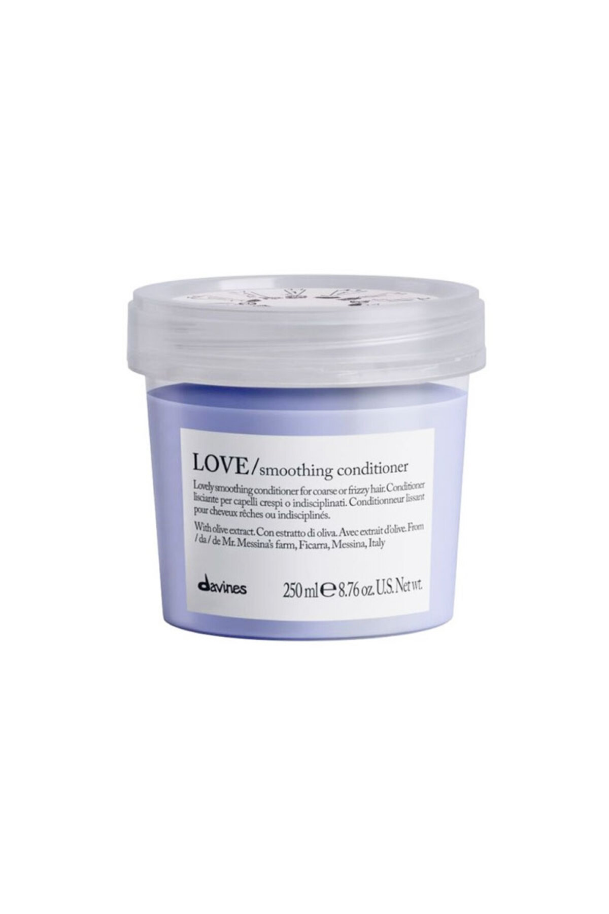 Davines Love Smoothing Asi ve Kabarık Saçlar İçin Parabensiz Düzleştirici Krem (250ml)