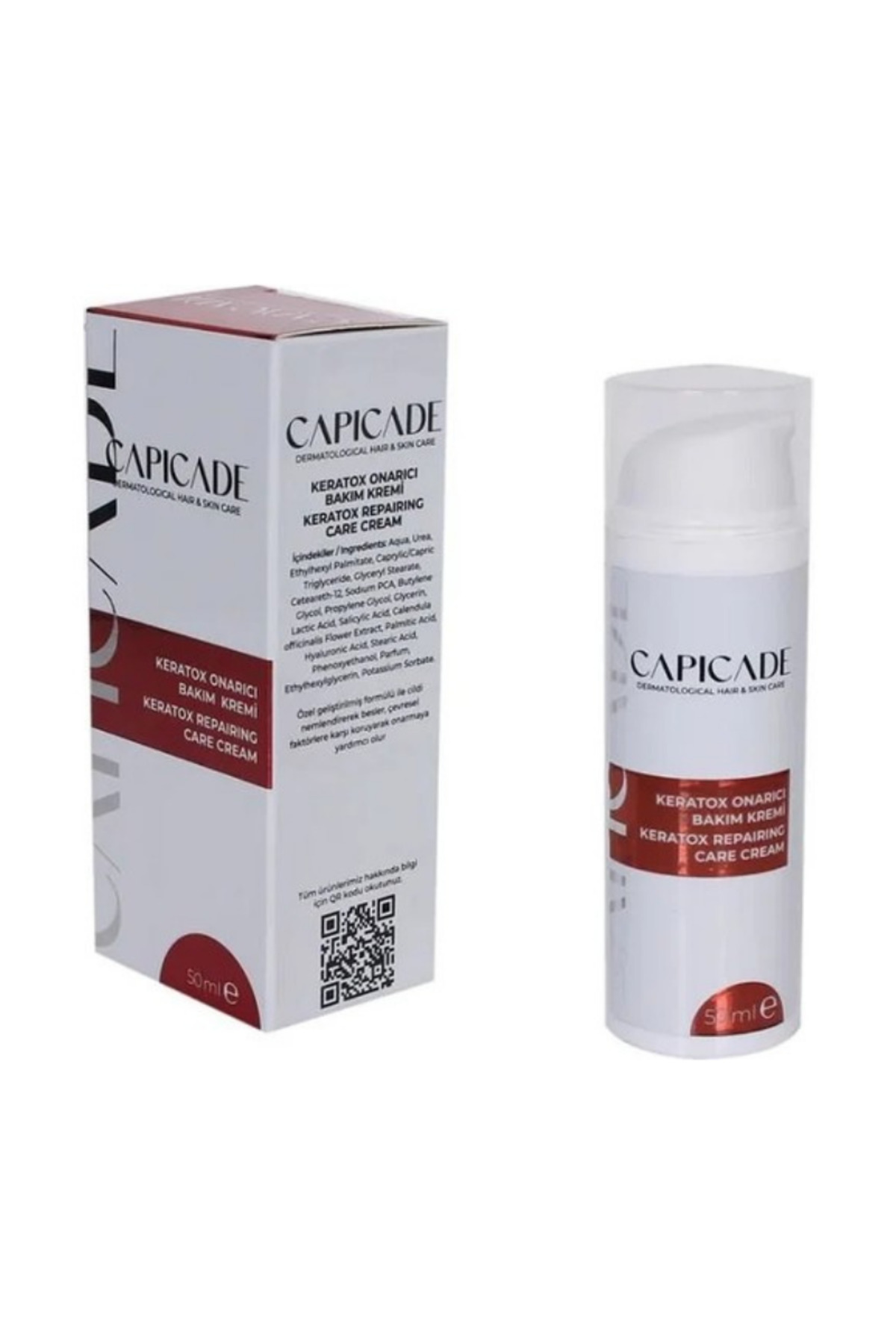 Capicade Keratox Onarıcı Bakım Kremi 50 ml