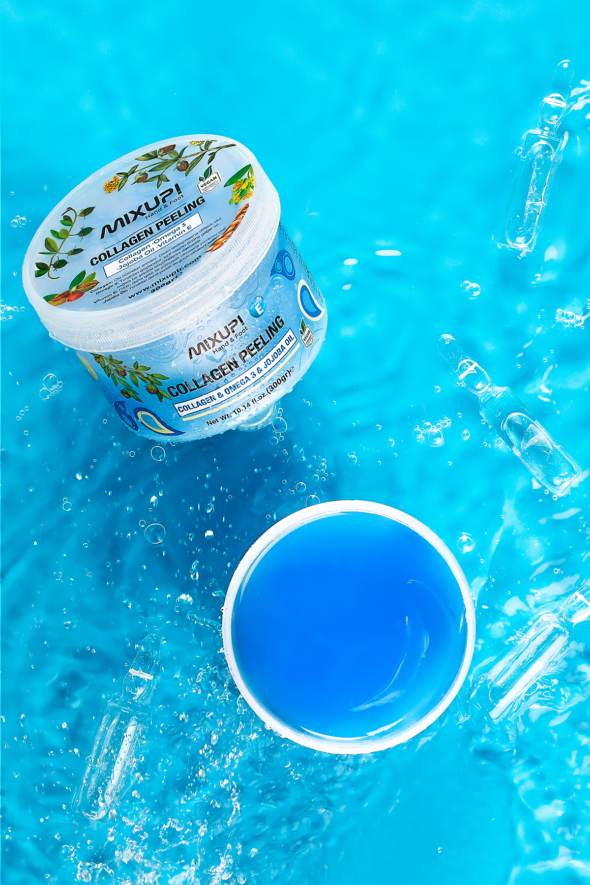 Mixup Hand & Foot - Yenileyici Ve Sıkılaştırıcı Collagen Peeling (omega-3 Jojoba) 300 Gr