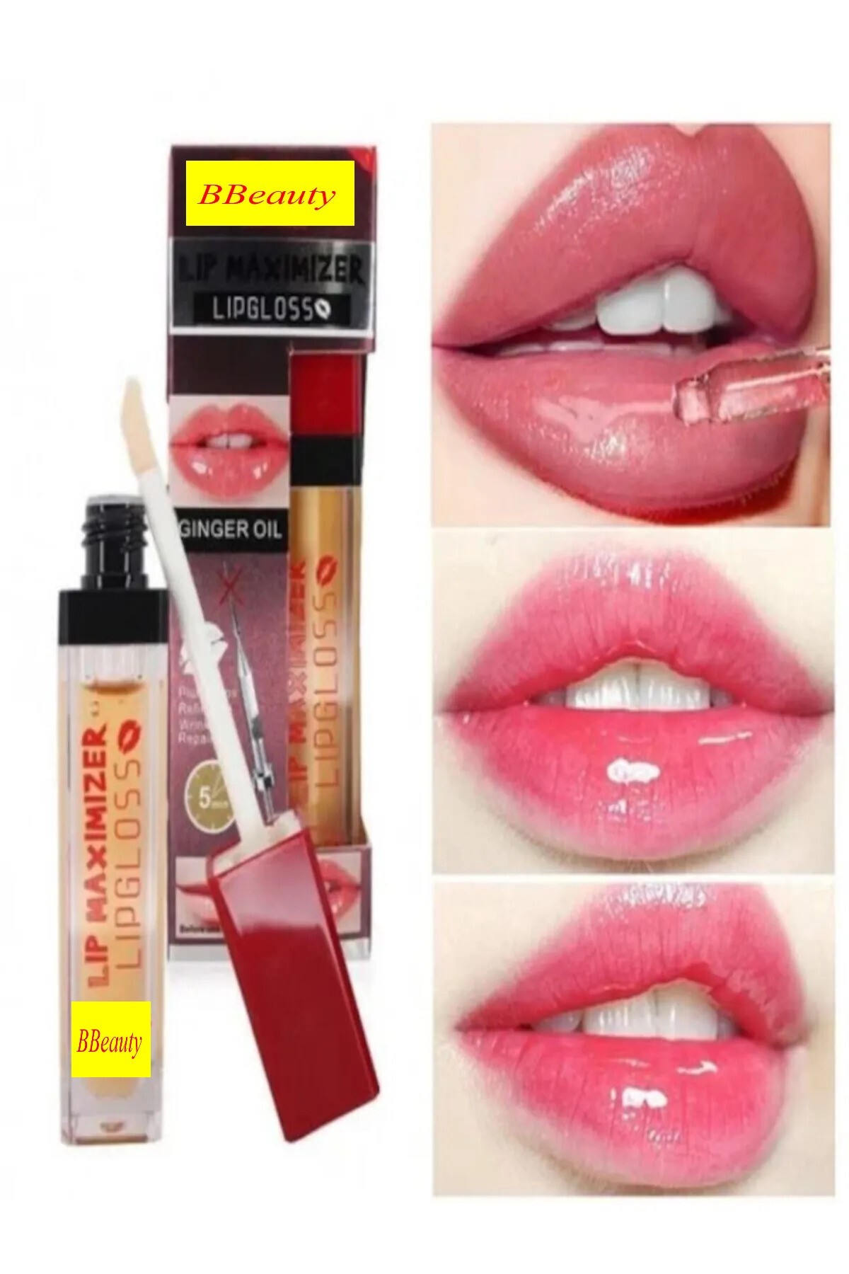 BBeauty Ginger Oil Lip Maximizer & Lipgloss Zencefil Yağlı Dudak Dolgunlaştırıcı & Dudak Parlatıcı 8 ml