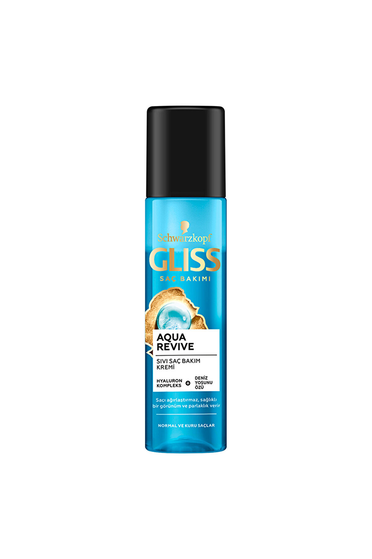 Gliss Aqua Revive Nemlendirici Sıvı Saç Bakım Kremi - Hyaluron ve Deniz Yosunu Özü ile 200 ml