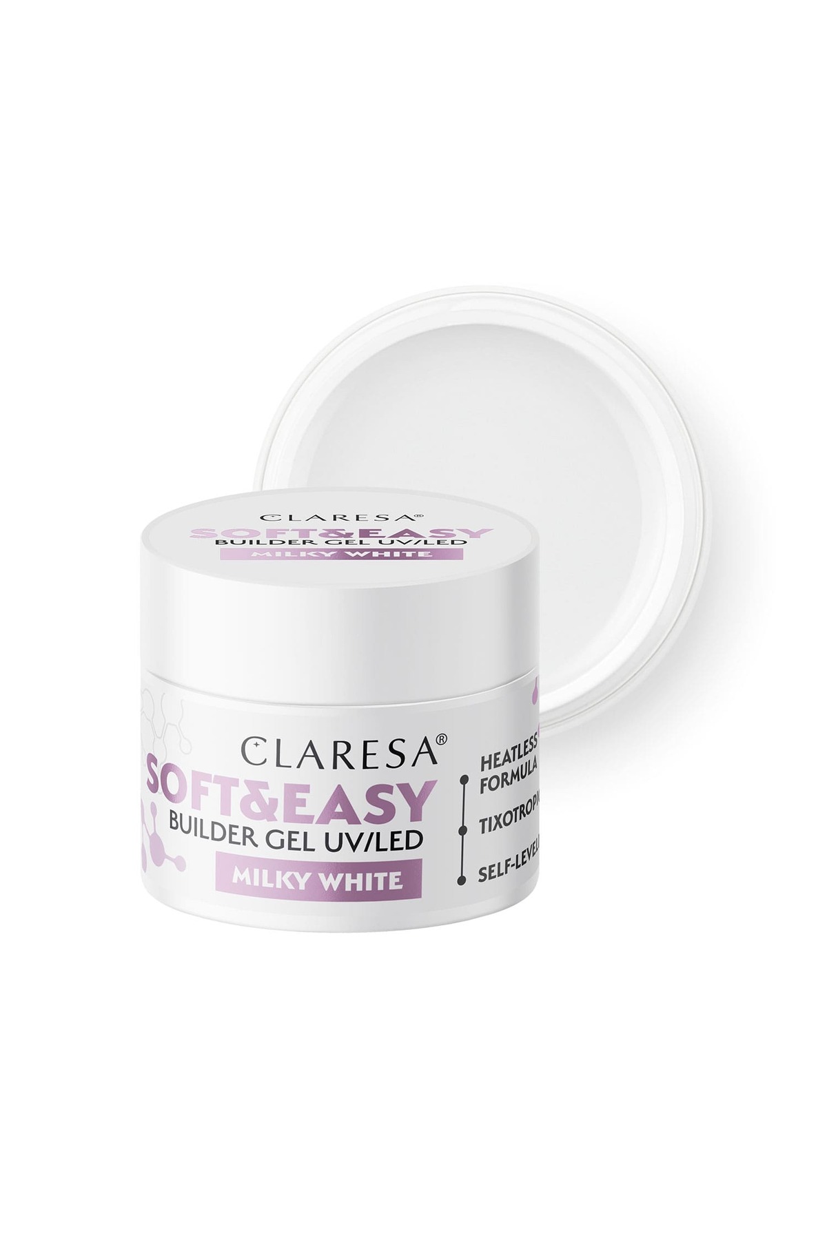 Claresa Soft&Easy Builder Jel Milky White 45g