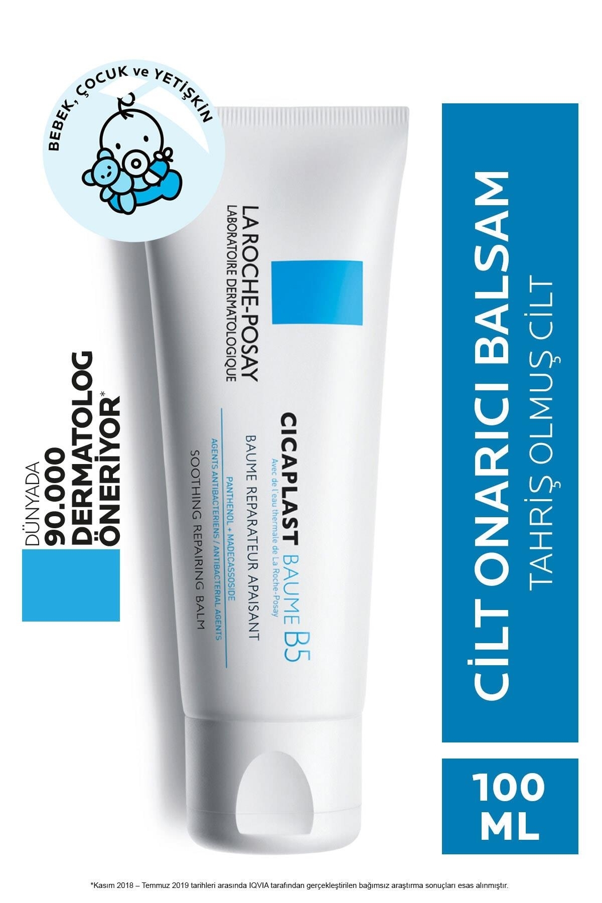 La Roche Posay Cicaplast Baume B5 Tahriş Olmuş Cildi Yatıştırıcı, Onarıcı ve Nemlendirici Bakım Kremi 100ml