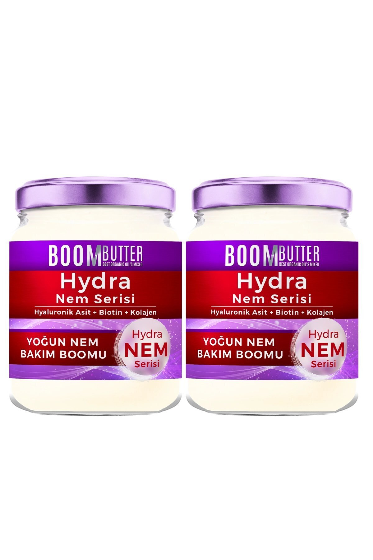 BOOM BUTTER Hydra Yoğun Nem Saç Bakım Boom'u 2'li Paket