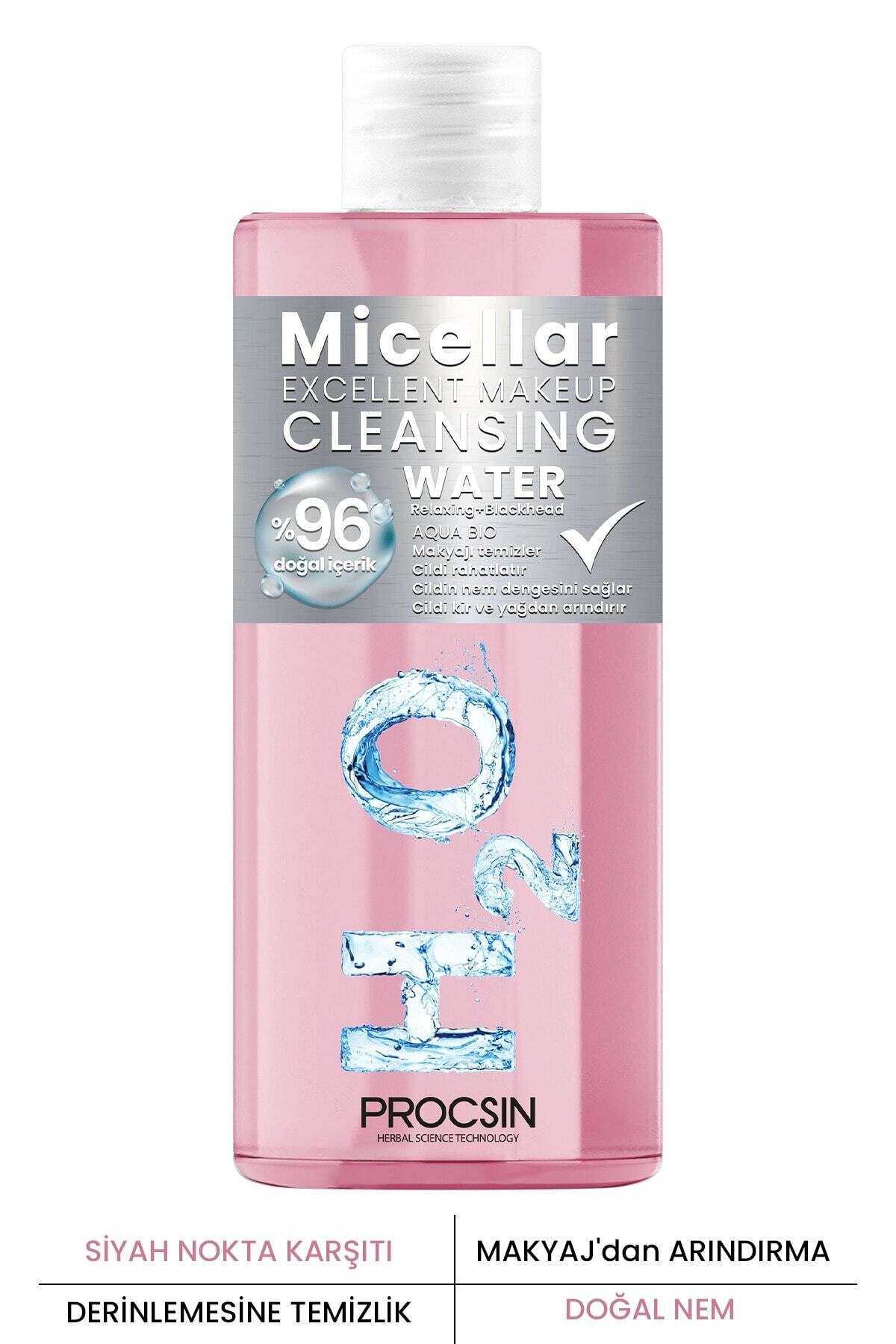PROCSIN Aqua Bio H2o Yüz Ve Makyaj Temizleyici Micellar Cleansing Water 400 ML
