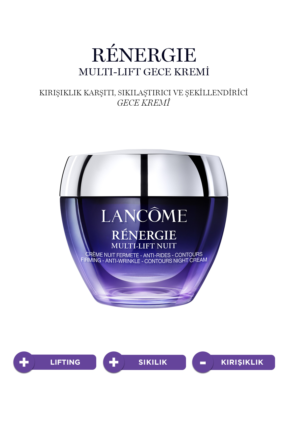 Lancome Renergie Nuit Multi-Lift Sıkılaştırıcı Gece Kremi 50 ml 3605532670270