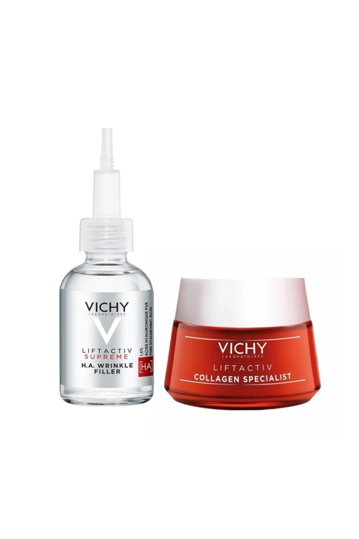 Vichy Liftactiv Kırışıklık Karşıtı Dolgunlaştırıcı Serum 30 ml Collagen Specialist Krem 50ml