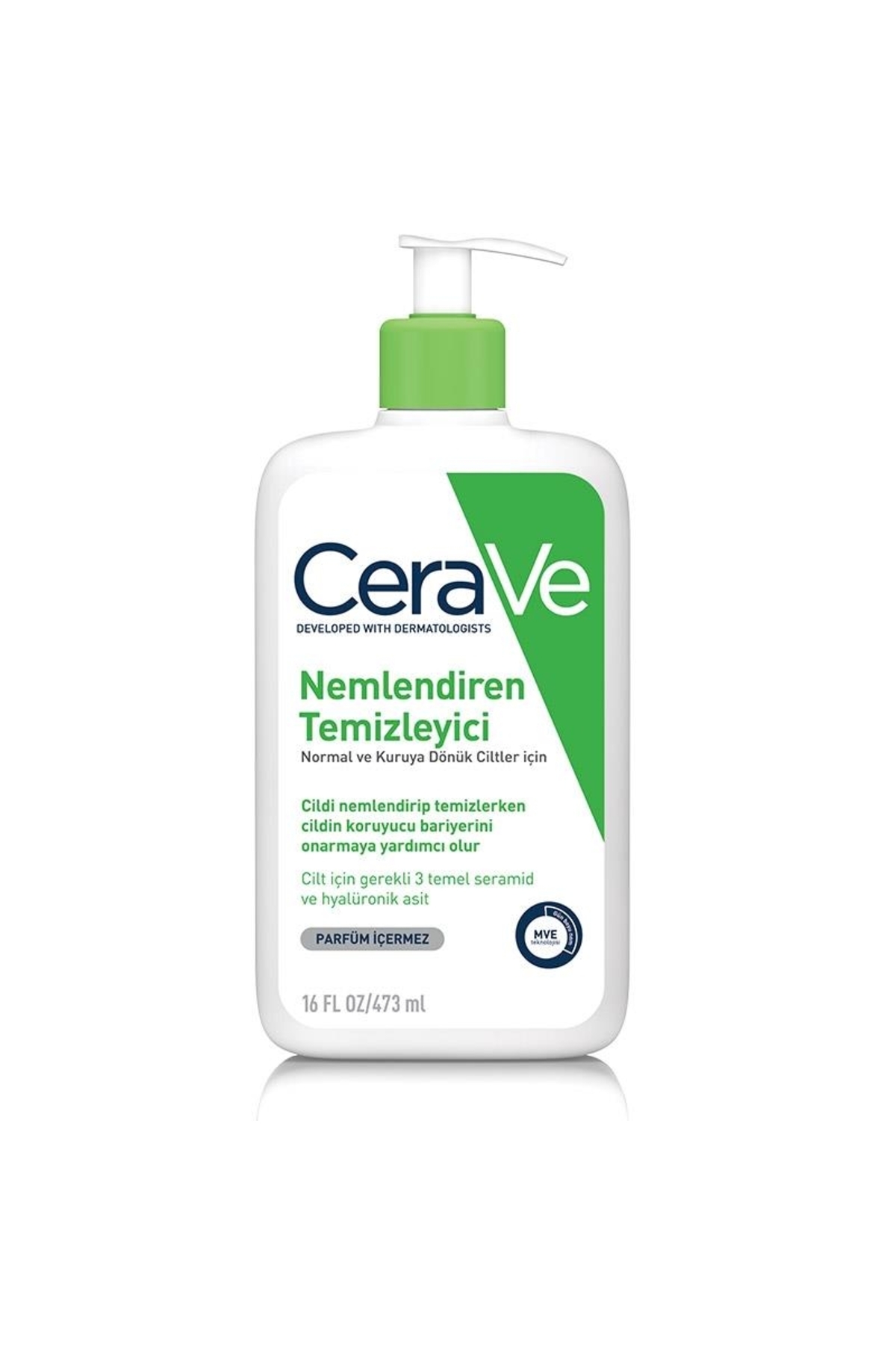 CeraVe Hydrating Cleanser Normal ve Kuruya Dönük Ciltler İçin Nemlendiren Temizleyici 473 ml