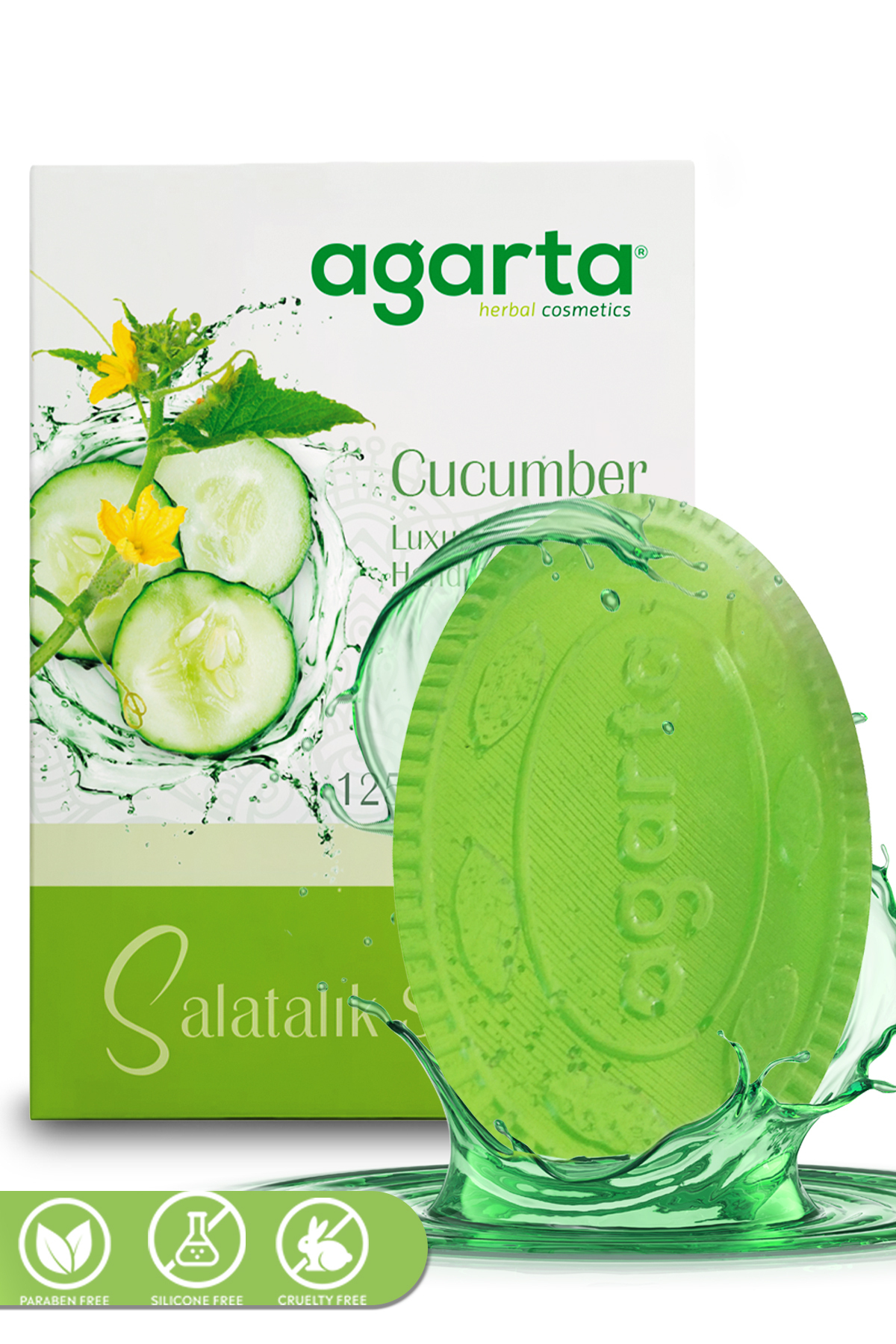 Agarta Doğal Yenileyici Salatalık Sabunu 125 gr