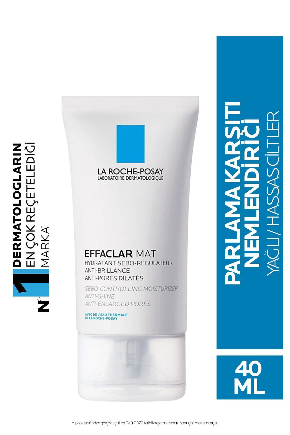 La Roche Posay Anti-Shine Effaclar Matte Care Cream for Oily Skin Yüz Krem 40 Ml