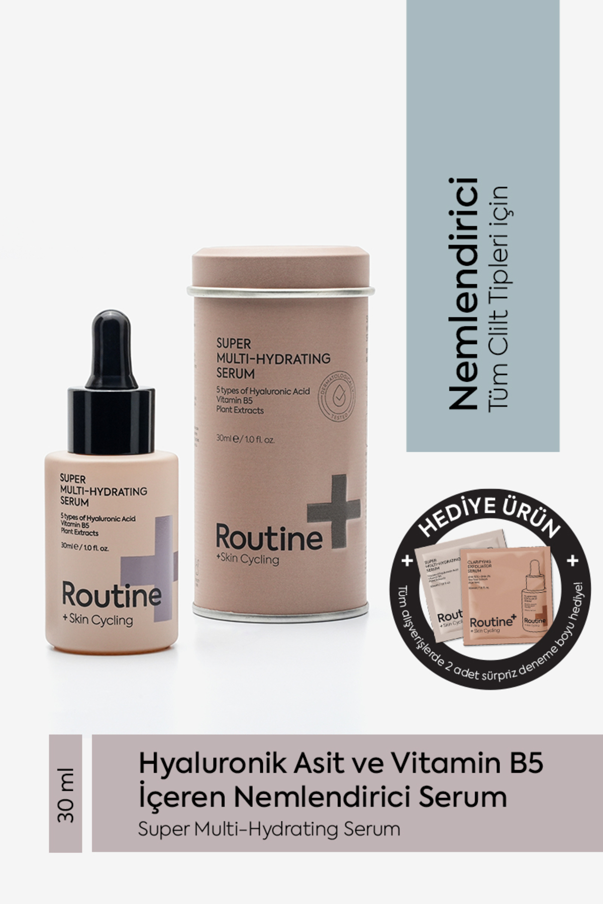 Routine+ Nemlendirici Serum | Hyaluronik Asit Ve Vitamin B5 Içeren Nemlendirici Serum | Hyaluronik Asit Serum