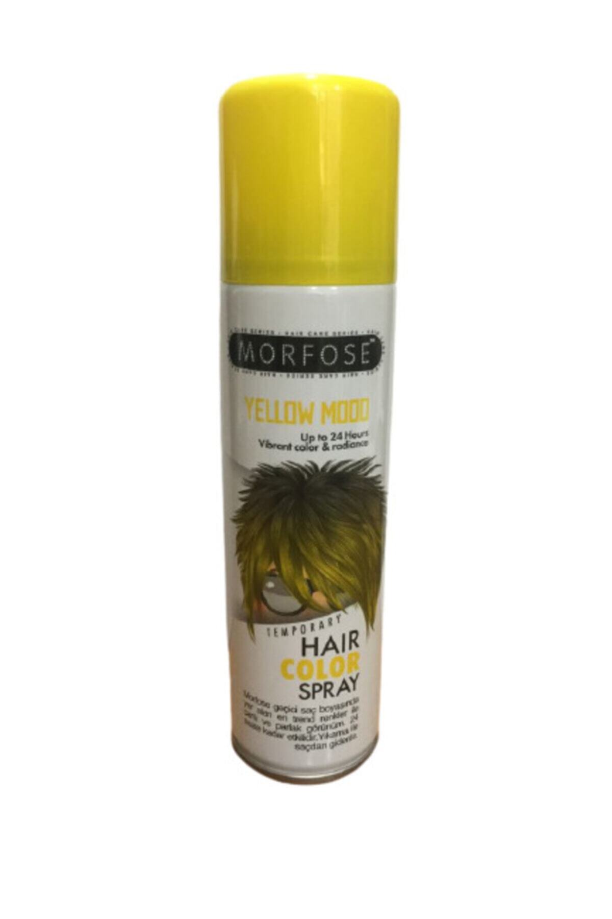 Morfose Mech 24 Saate Kadar Etkili Sarı Renkli Saç Spreyi Yellow Mood 150 ml