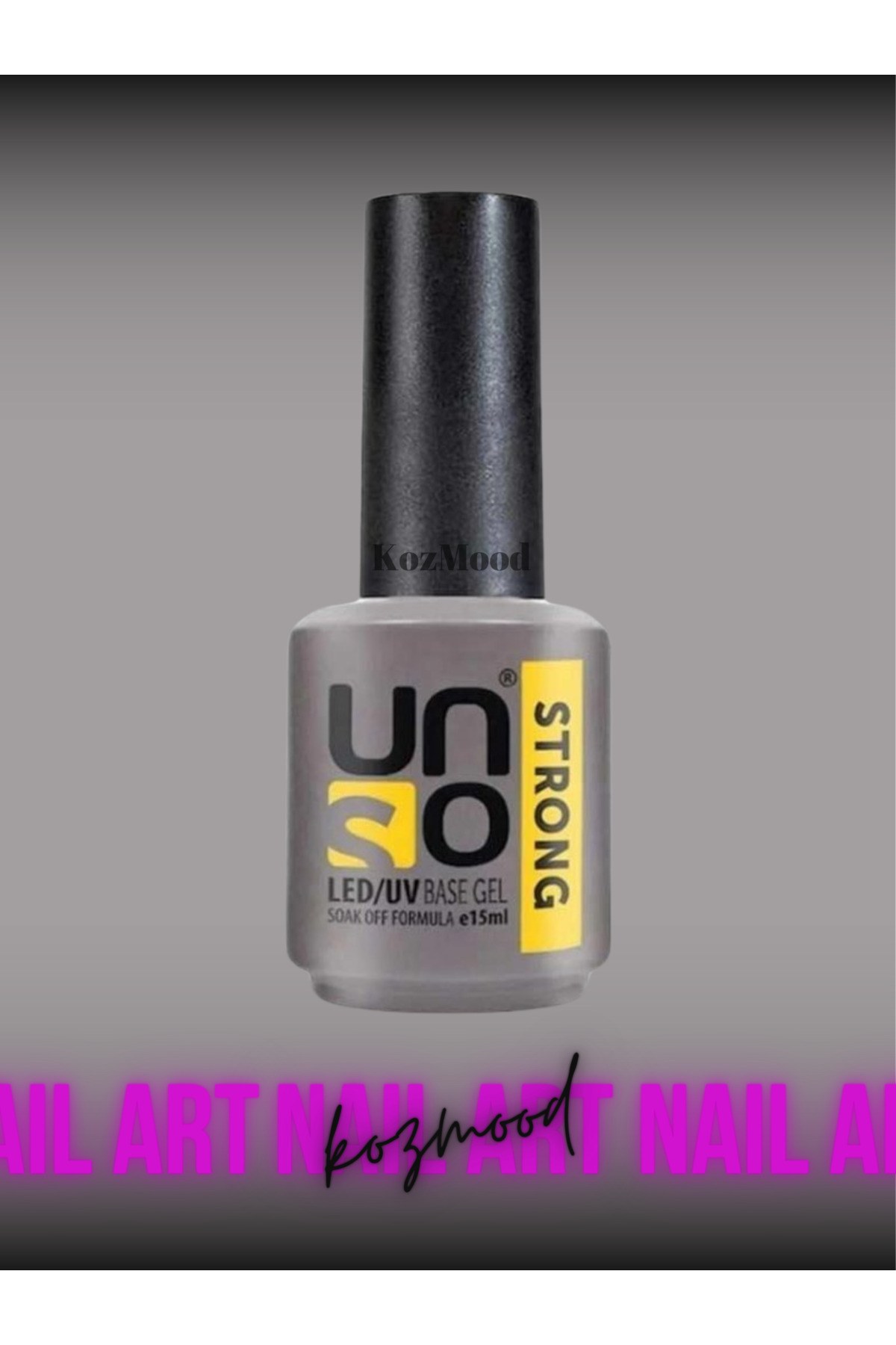 KozMood Uno Kalıcı Oje Seti Strong Base Coat 15 Ml