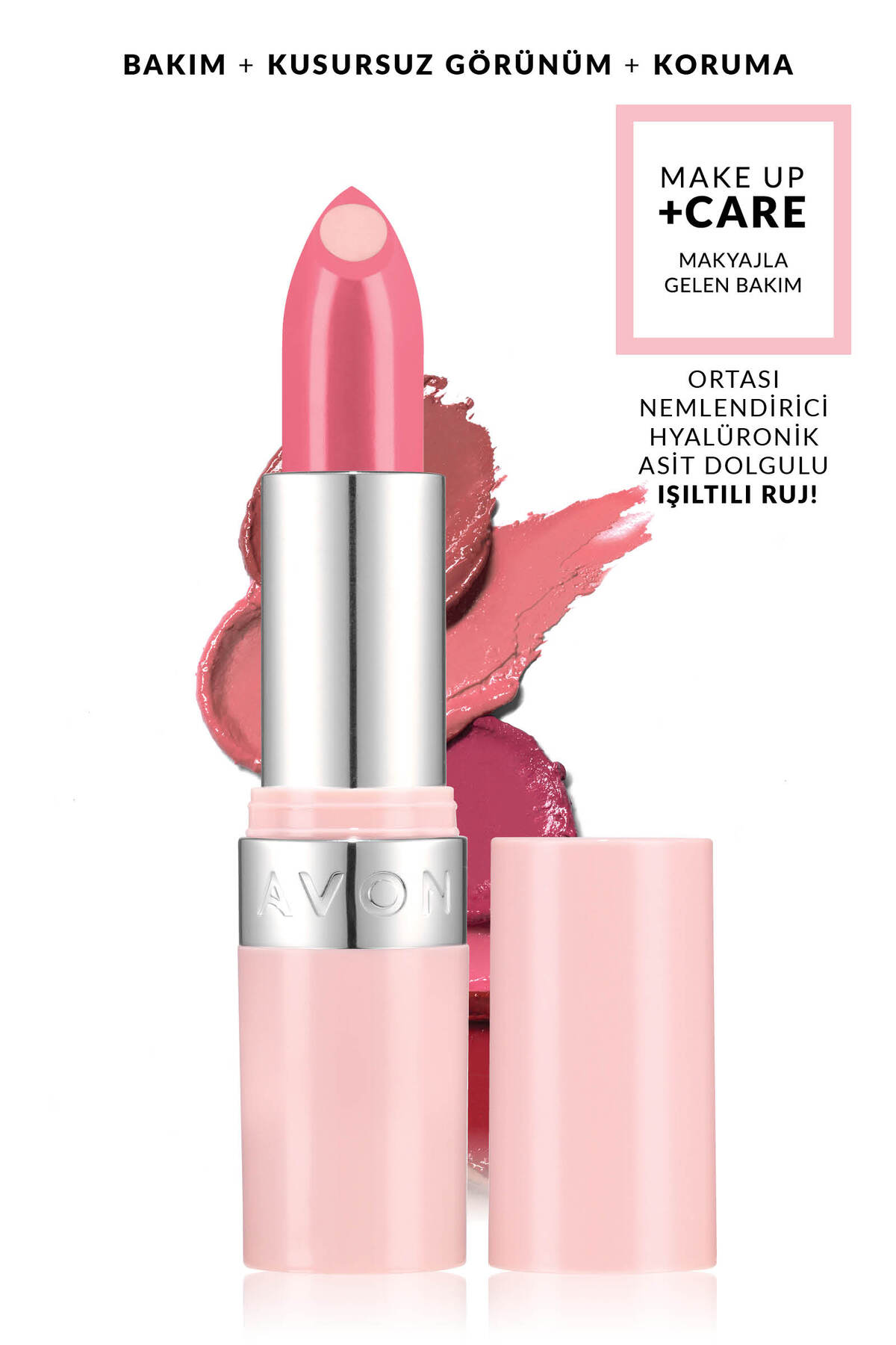 AVON Hydramatic Işıltılı Ruj Bright Pink