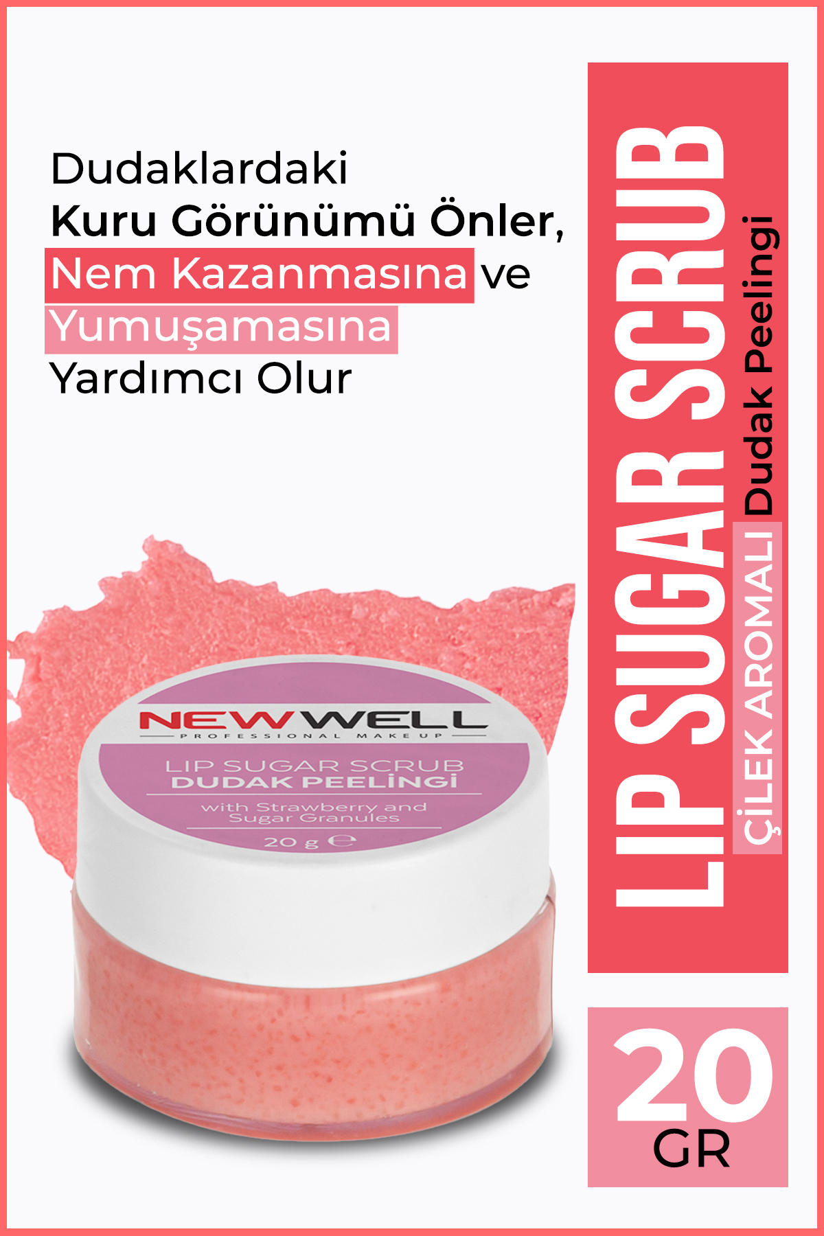 New Well Dudak Peelingi 20g