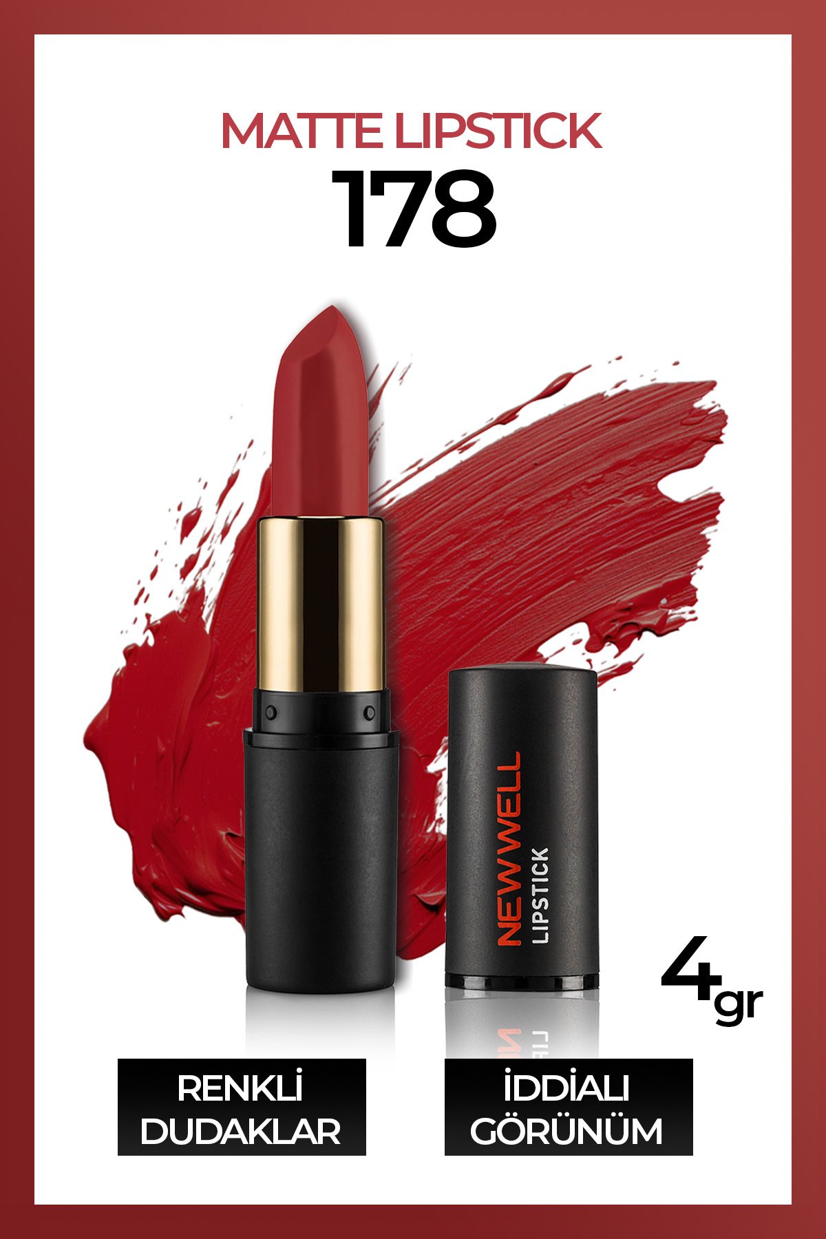 New Well Ruj - Lipstick 178 8680923305691