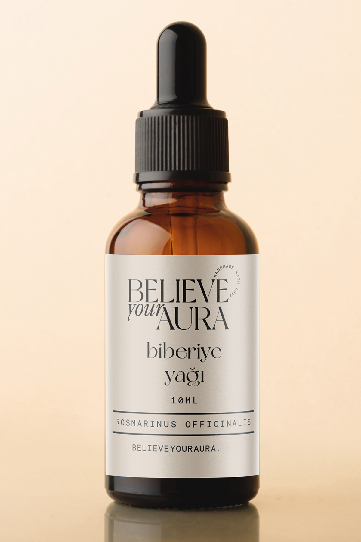 Believe Your Aura Biberiye Yağı - %100 Saf Ve Doğal Cilt Ve Saç Bakım Yağı - Rosemary Oil - 10 ml