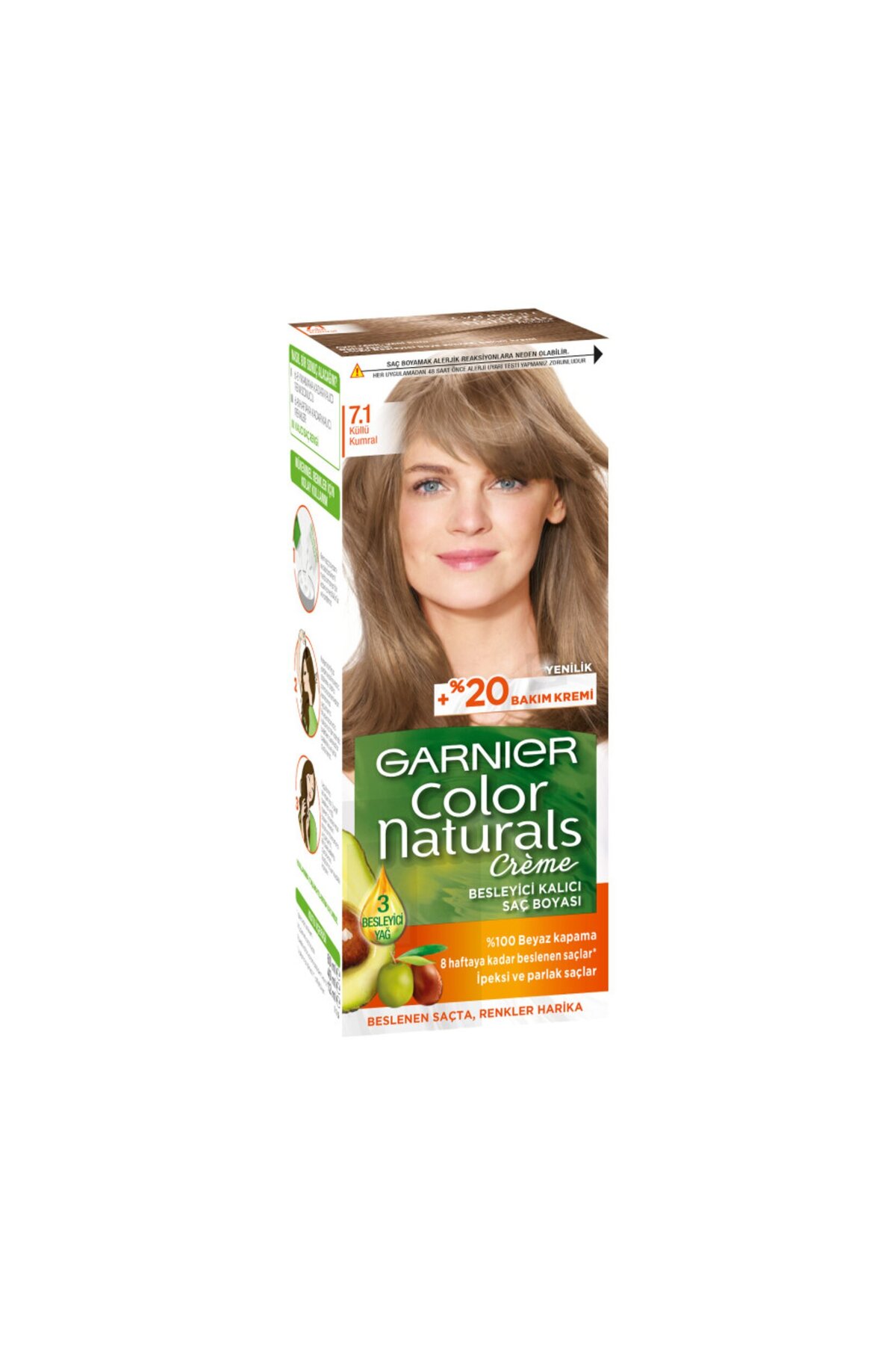Garnier Color Naturals 7.1 Küllü Kumral 110 ml