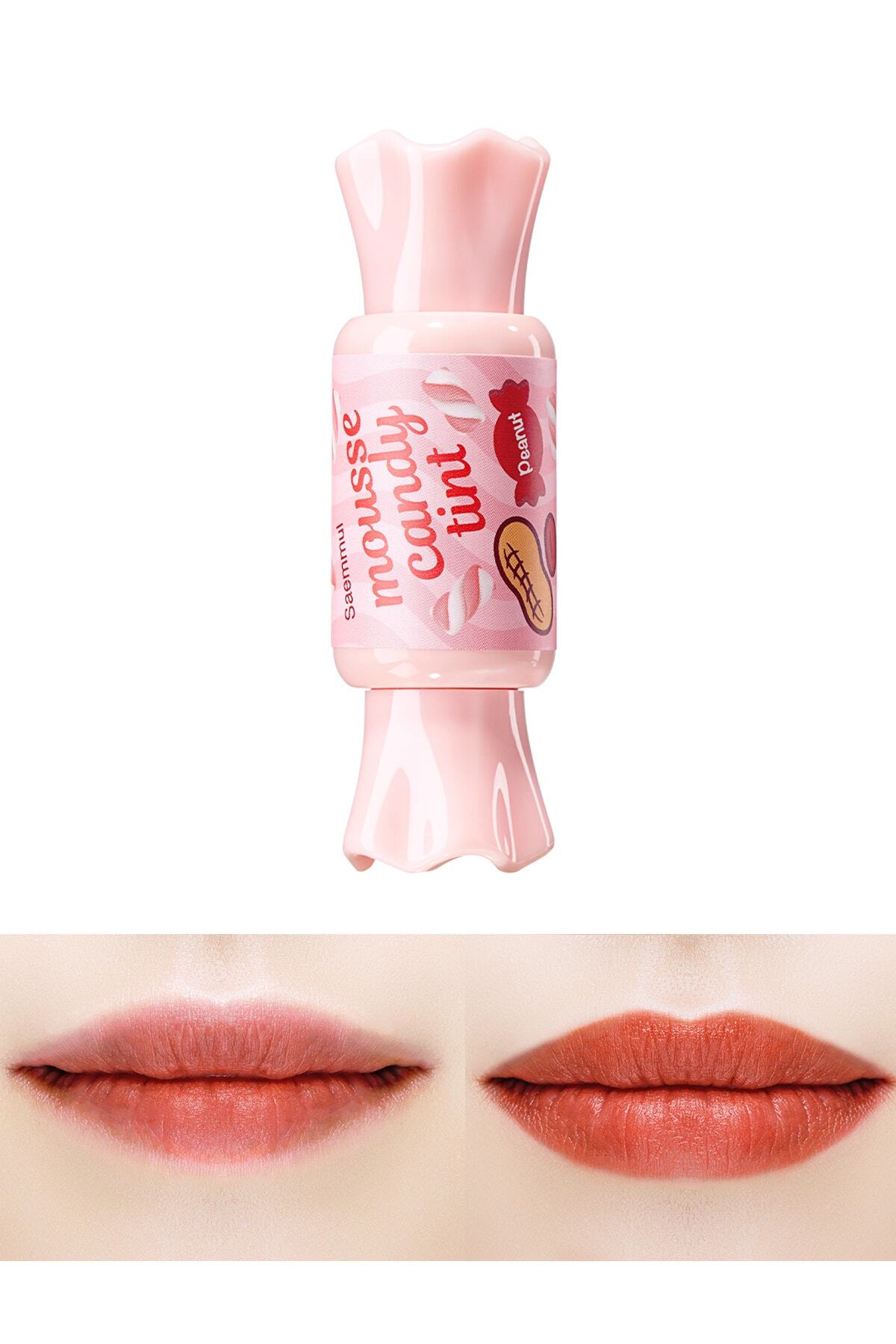 THE SAEM Nem Sağlayan Köpük Yapılı Tint - Saemmul Mousse Candy Tint - Peanut Mousse 8 gr (VİONİNE)