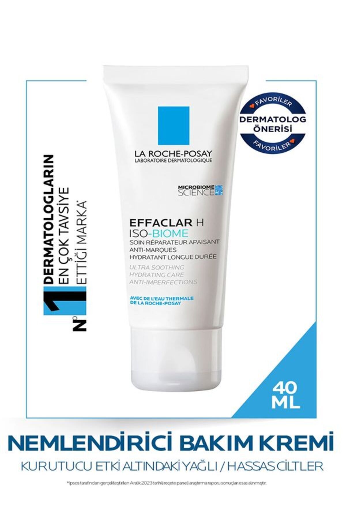 La Roche Posay Effaclar H Iso Bıome Kurutucu Bakım Alan Akneye Eğilim Gösterebilen Ciltler Için-40ml