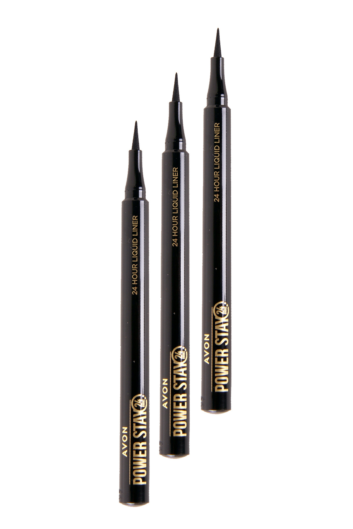 AVON Power Stay Likit Liner Blackest Black Üçlü Set