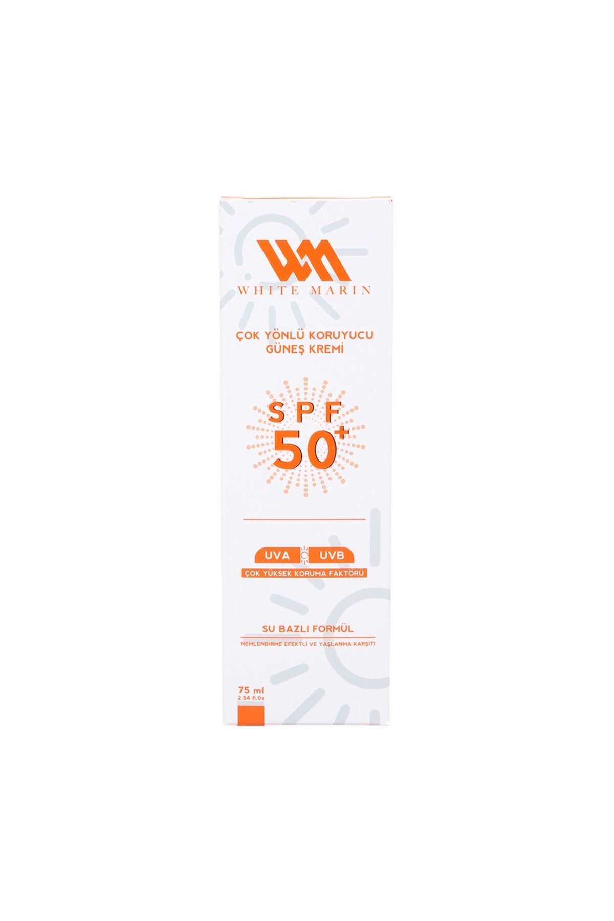 white marin cosmetics White Marin Çok Yönlü Koruyucu Güneş Kremi 50 Spf 75 ml (Çok Yüksek Koruma Faktörü)