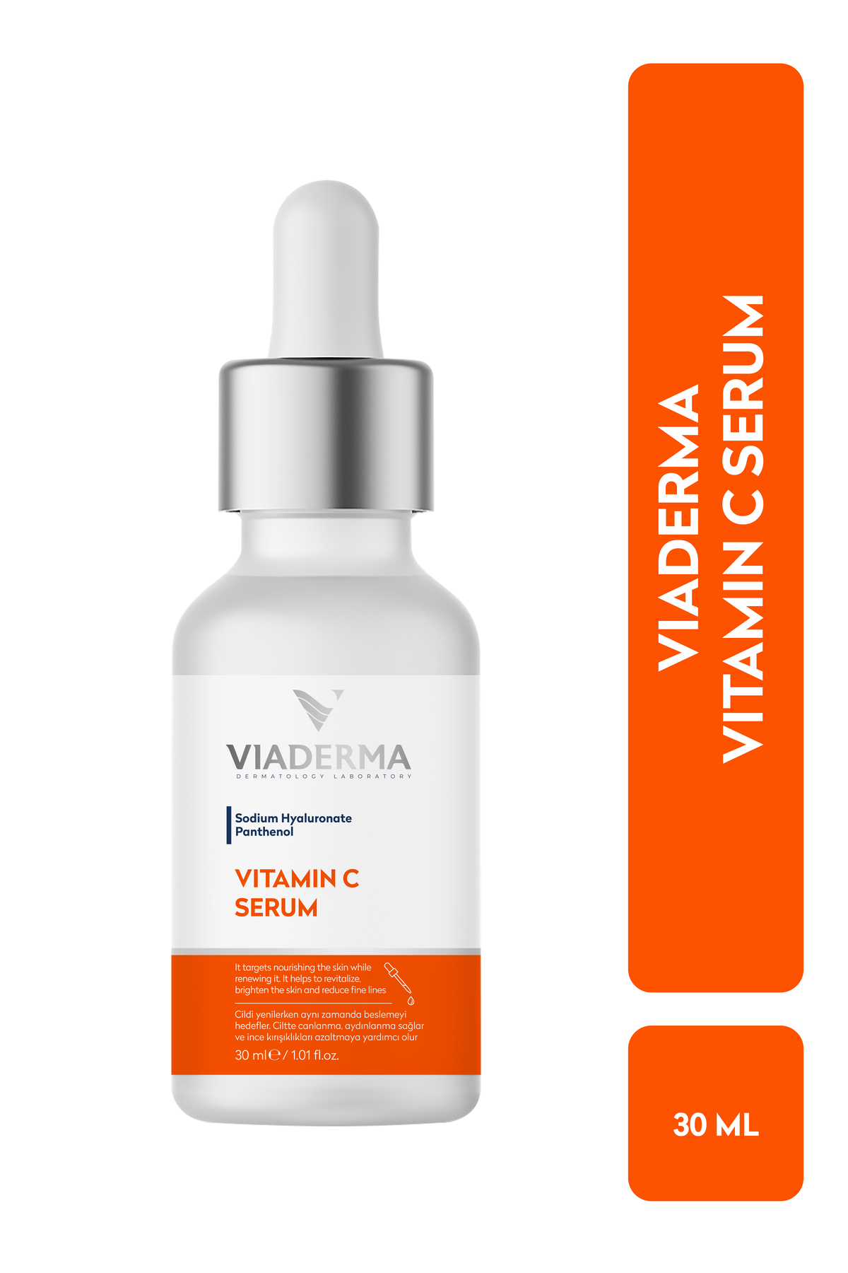Viaderma C Vitamini Cilt Tonu Eşitleyici Serum 30 ml - Tüm Cilt Tipleri İçin Aydınlatıcı ve Gençleştirici