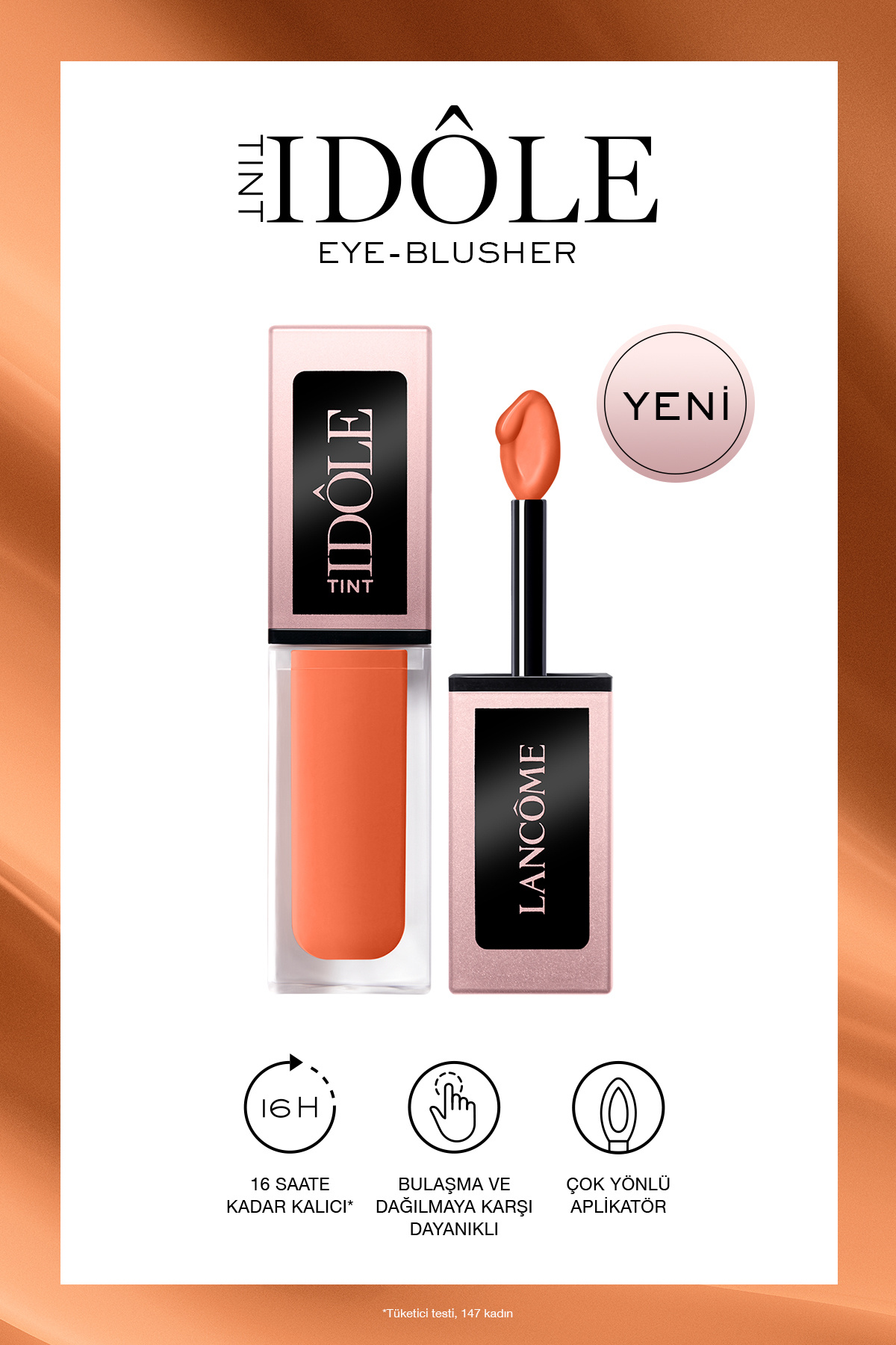 Lancome Idole Tint Çok Yönlü Likit Göz Farı & Allık 04 - Sienna