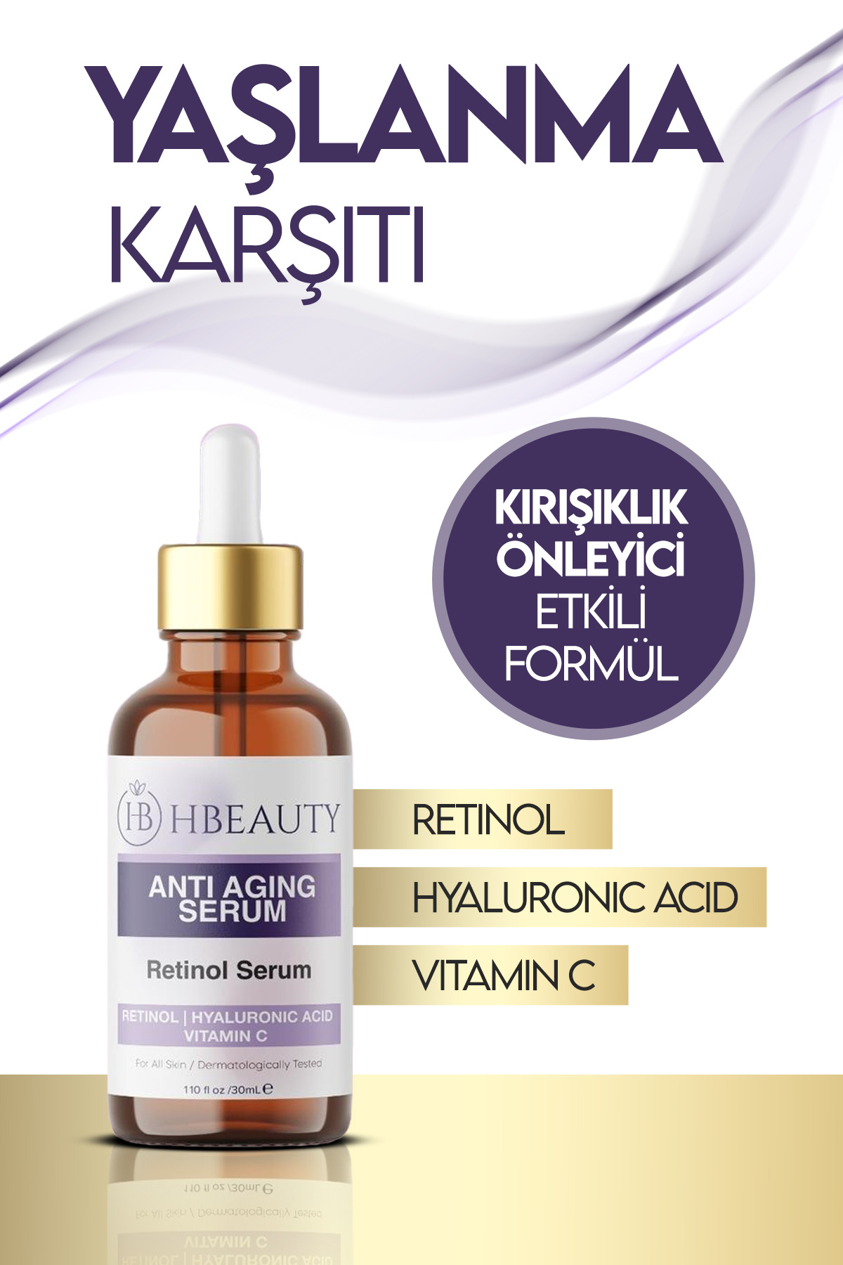 HBEAUTY Yaşlanma Karşıtı Ve Cilt Yenileyici Retinol Serum