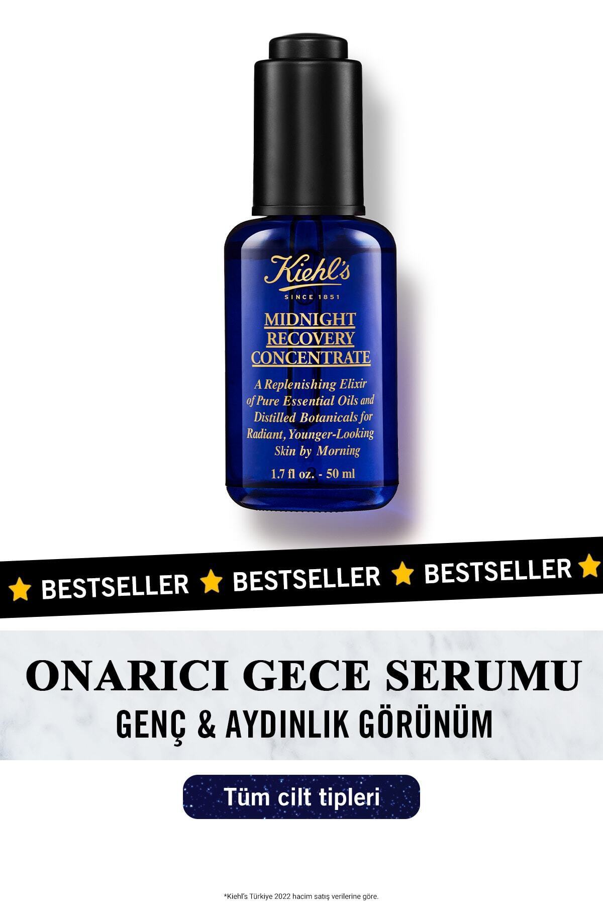 Kiehl's SKİN REPAİRİNG AND SKİN BRİGHTENİNG MİDNİGHT RECOVERY NİGHT SERUM 50ML KEYON1985