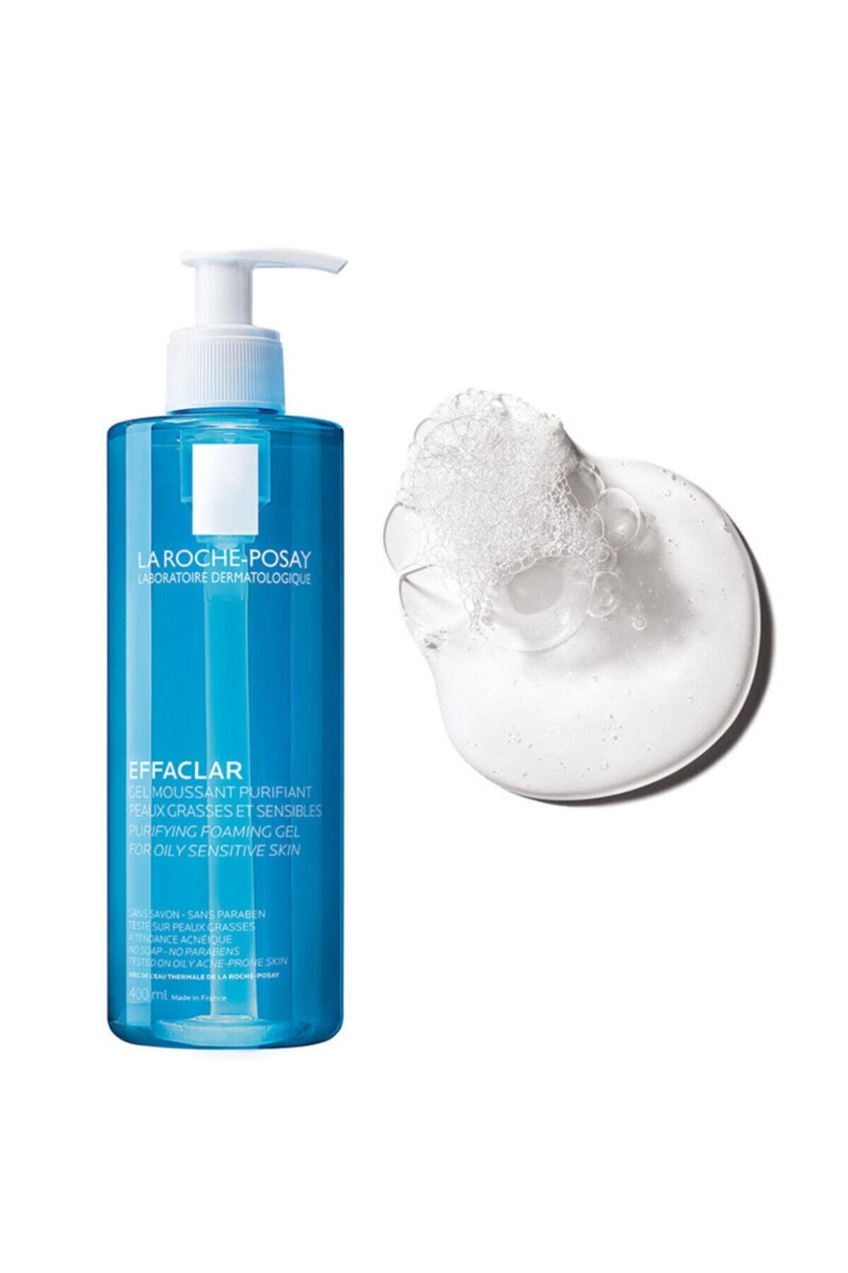 La Roche Posay Effaclar Gel Akne Eğilimli Yağlı Ciltler Için Sabun Içermeyen Temizleyici Jel 400ml