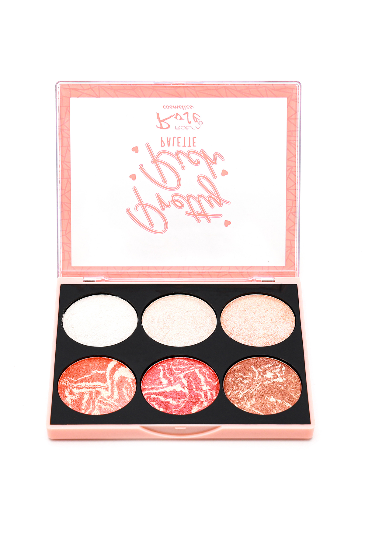 Roesıa Rose Cosmetics Rose Pretty Rich 6'lı Allık & Aydınlatıcı Paleti