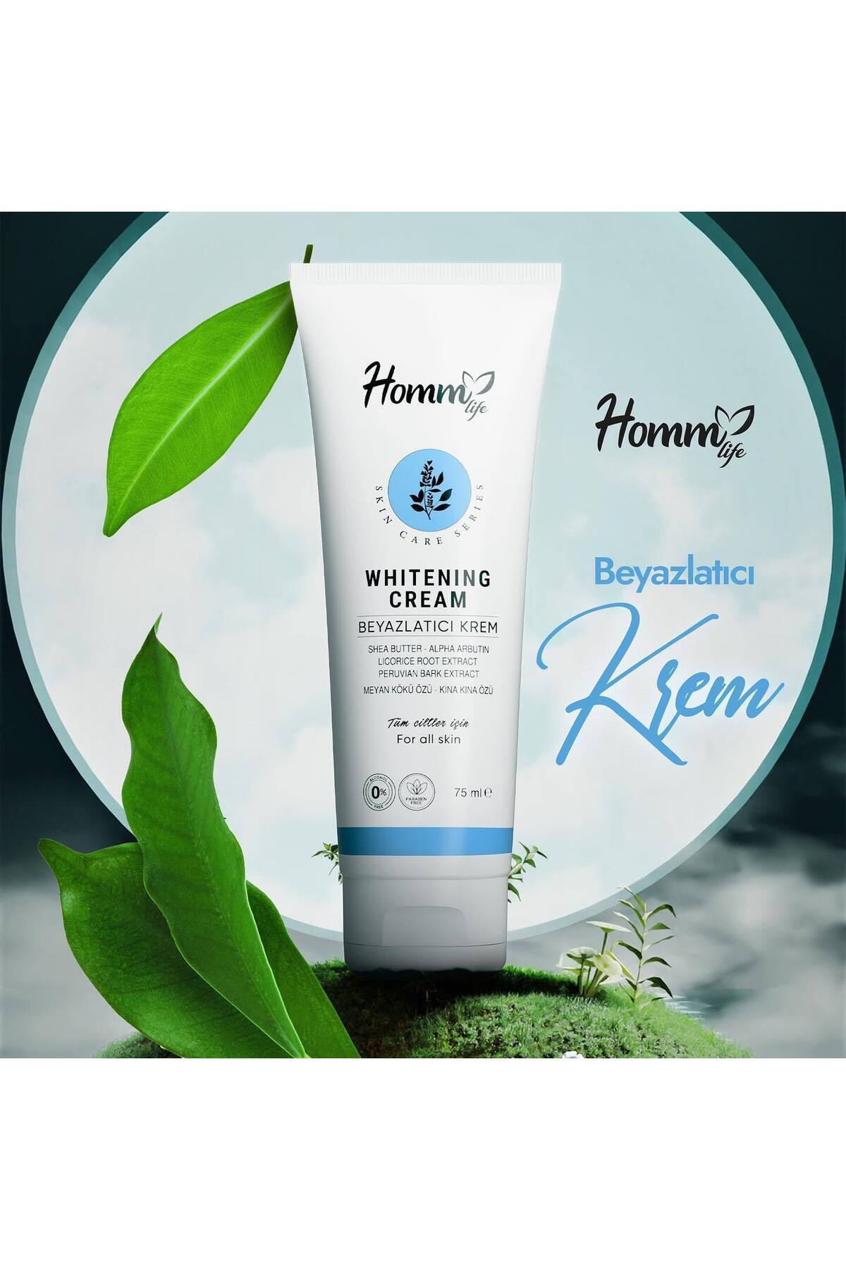Homm Bitkisel HOMM LIFE BEYAZLATICI KREM 75 ML