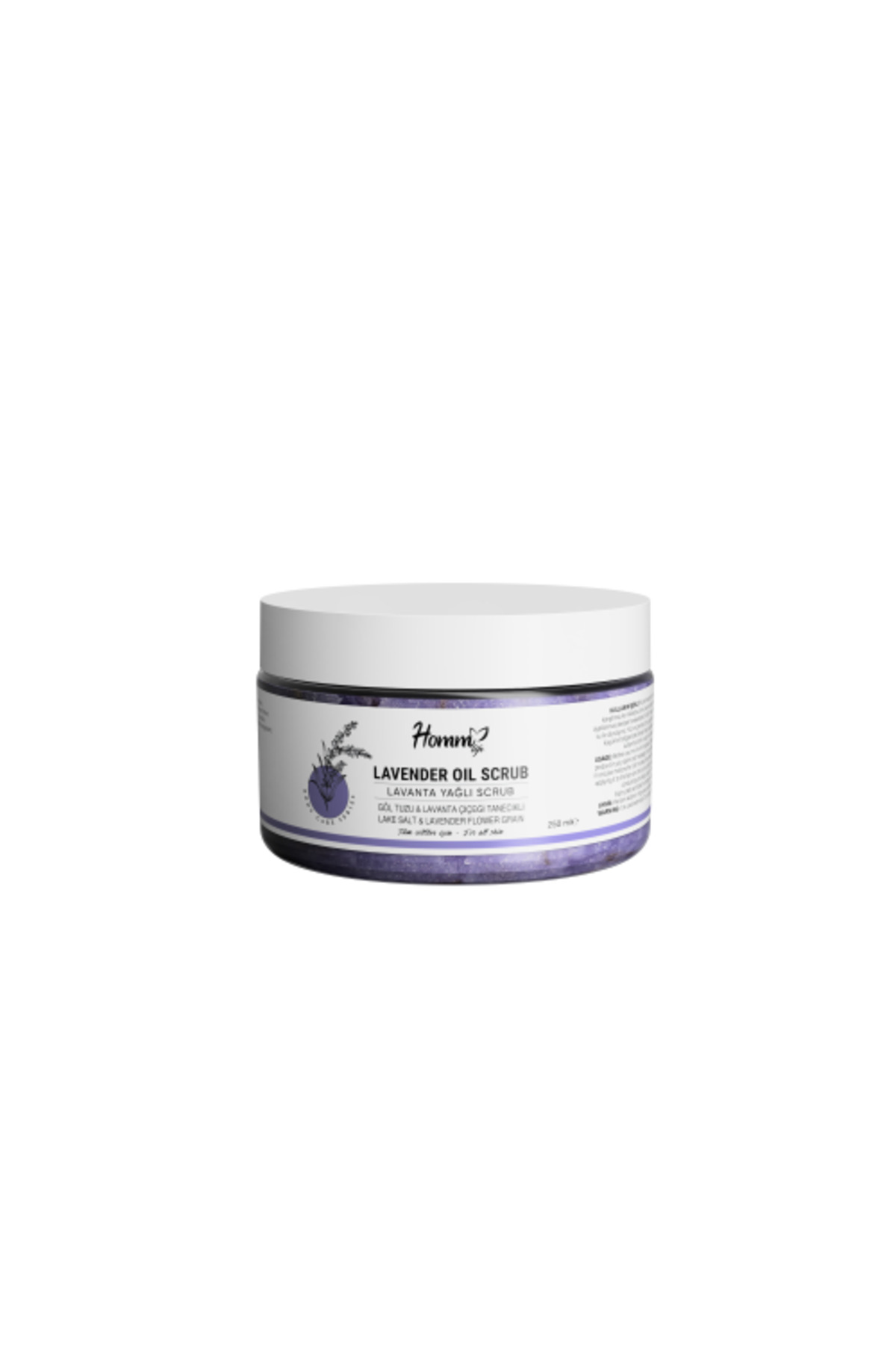Homm Bitkisel HOMM LIFE LAVANTA YAĞLI BİTKİ TANECİKLİ SCRUB 250 ML