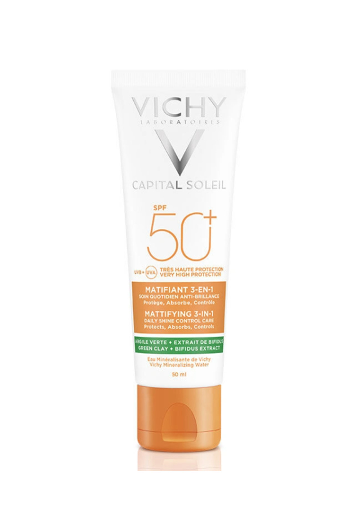 Vichy CAPITAL SOLEIL - Çok Yüksek Korumalı Matlaştırıcı Yüz Güneş Kremi SPF50+ 50ML