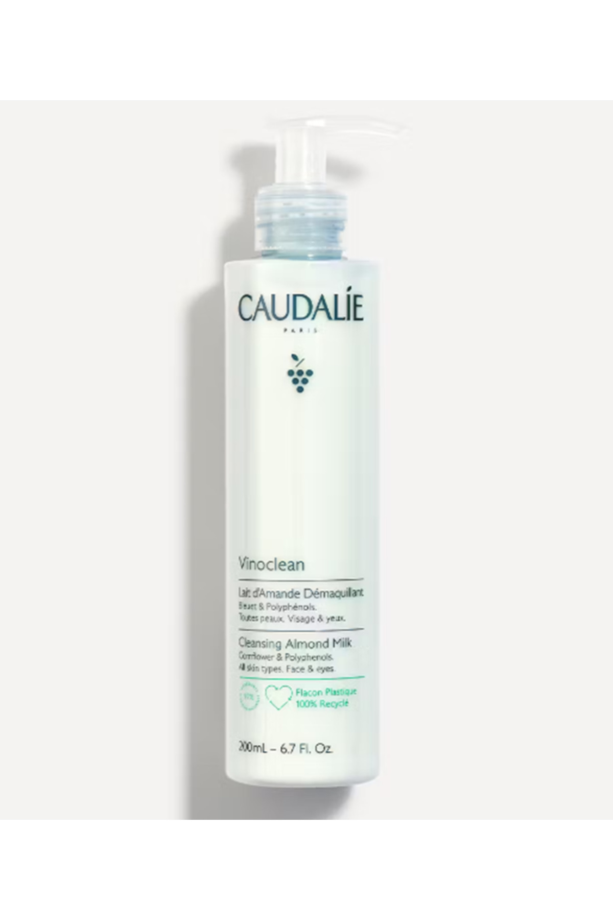 Caudalie Vinoclean Badem Yağlı Yatıştırıcı Temizleme Sütü 200ML